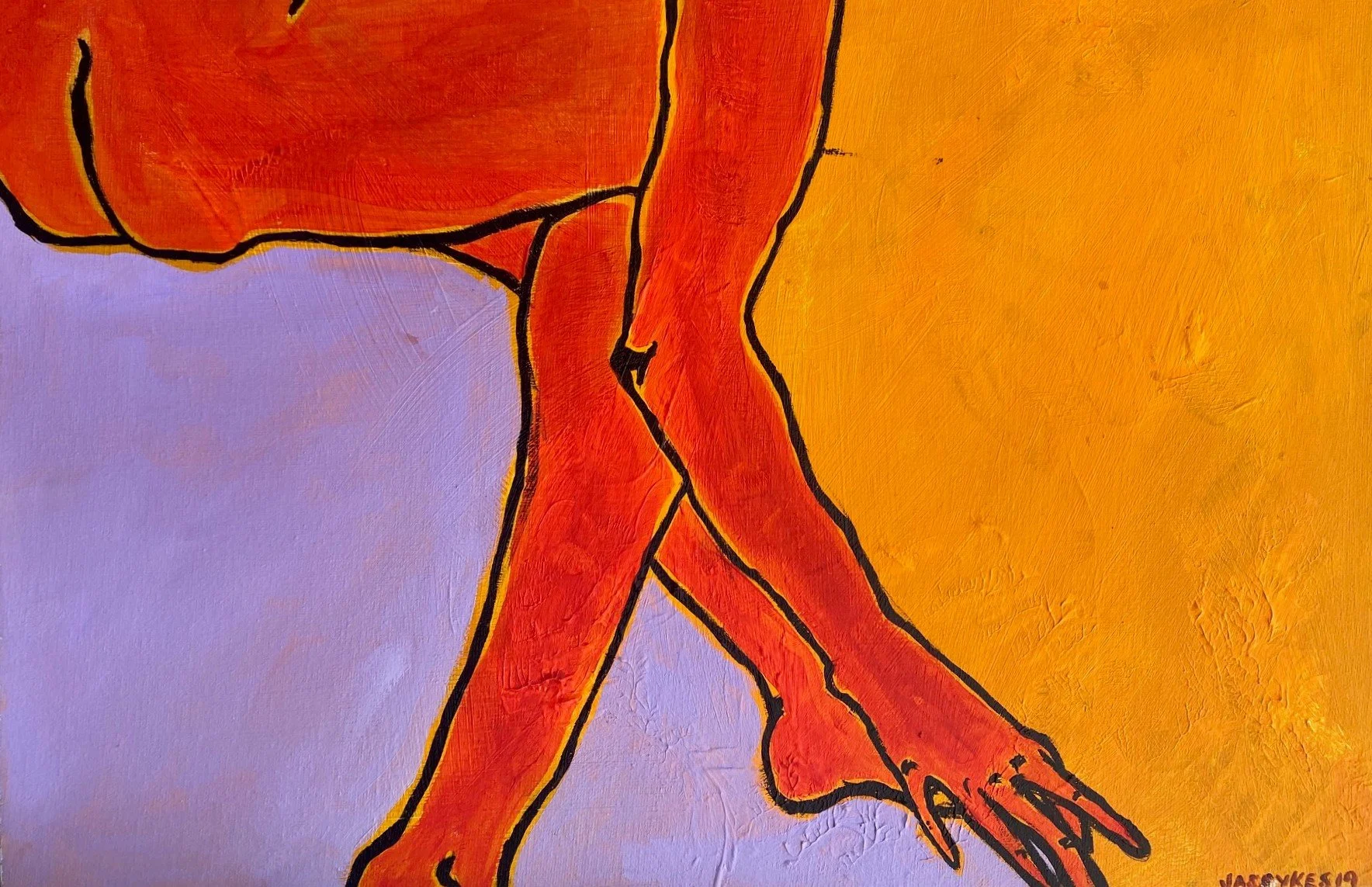 Touching Lilac 2018 40x60cm