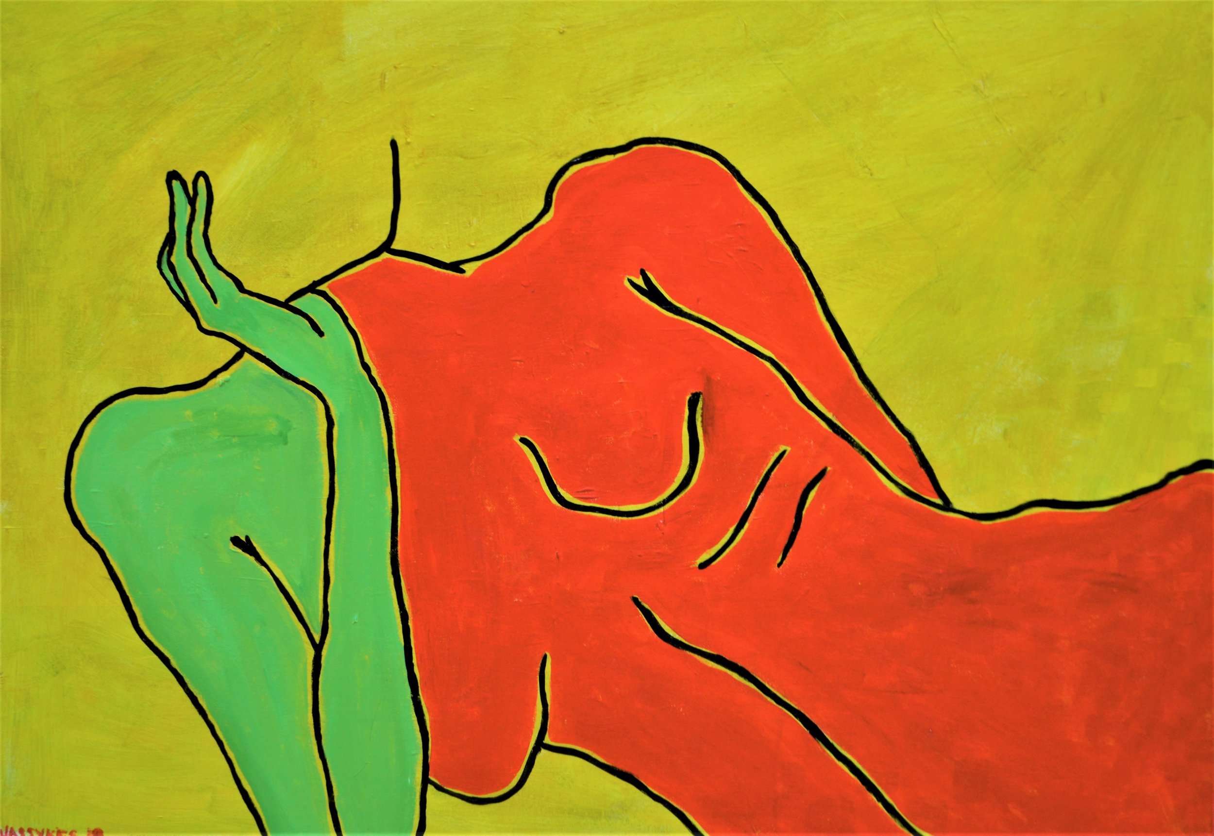 Green Lean 2018 60x80cm