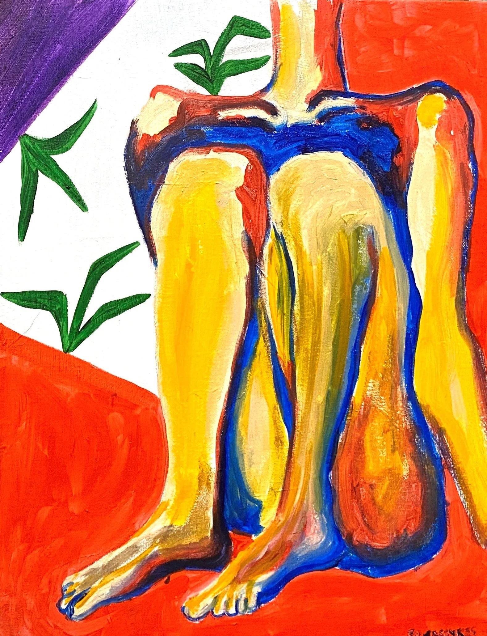 And her sister 2020 60x40cm