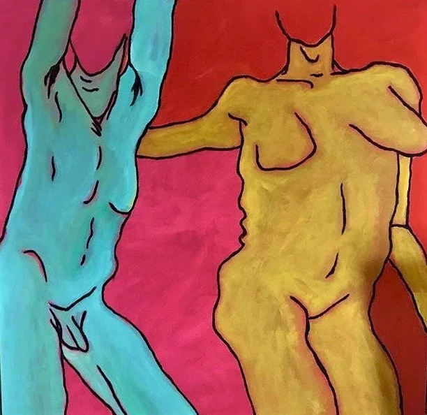 Dancers 2019 100x100cm