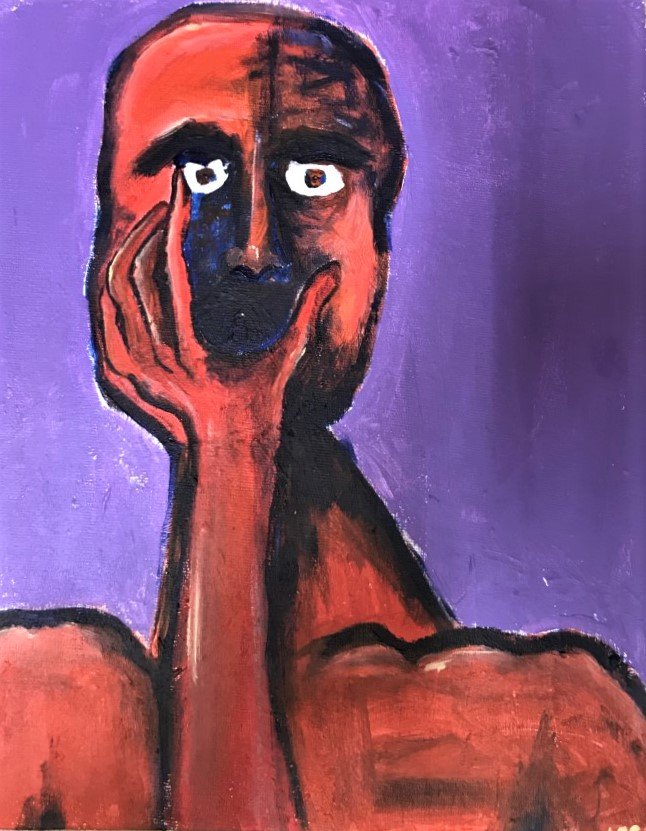 Dark Thoughts 2019 35x30cm