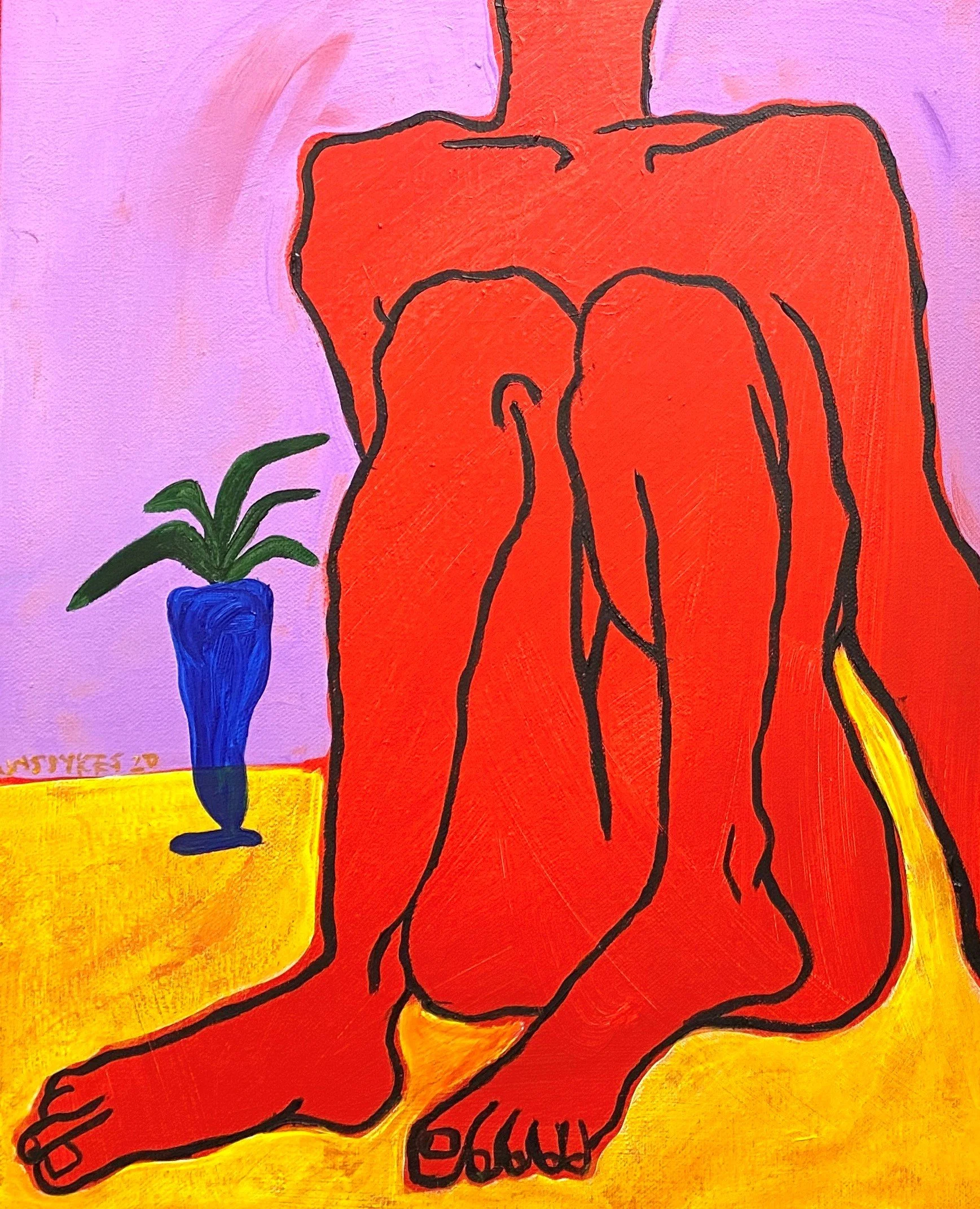 Plant Girl 2020 60x40cm