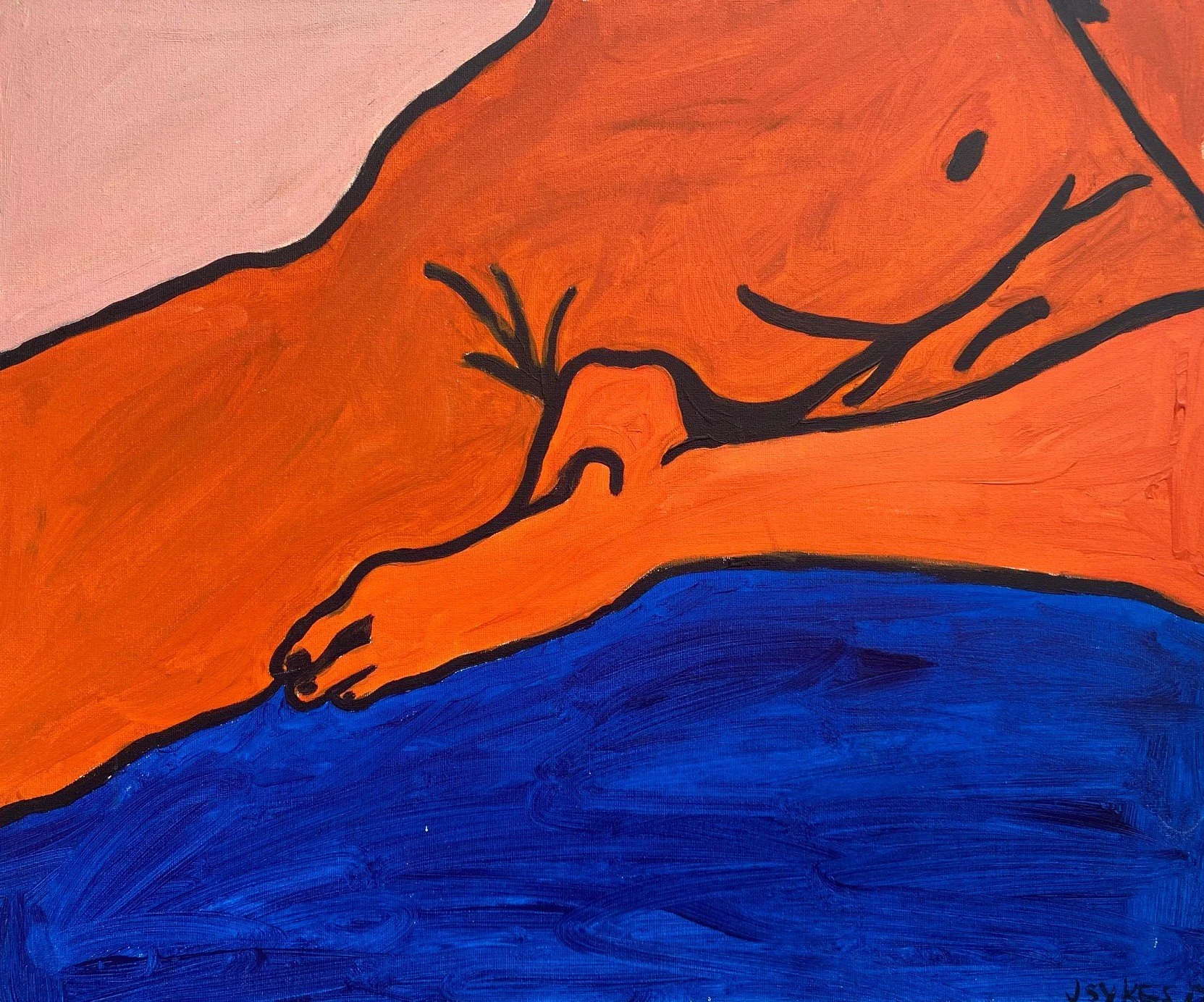 Orange 2016 50x60cm