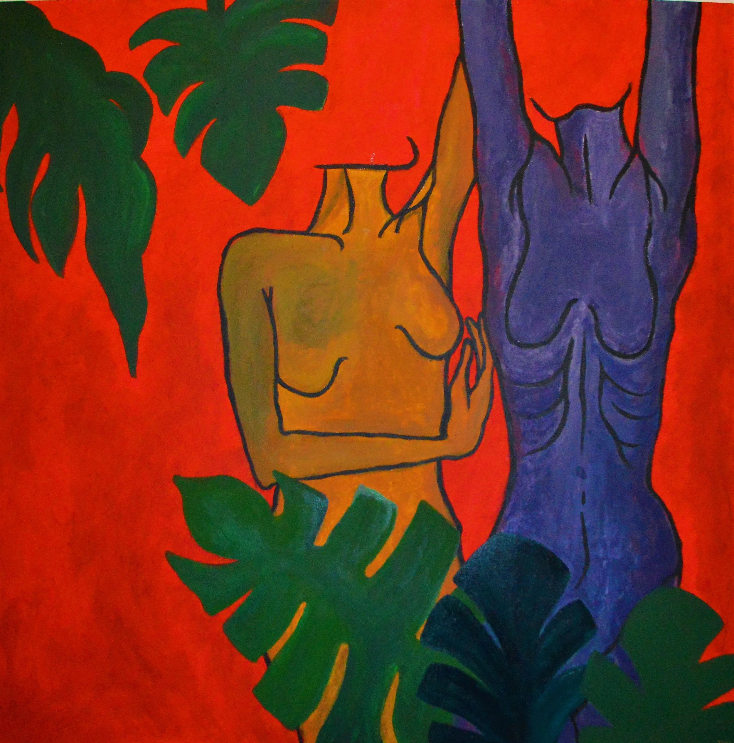 Tender Touch 2019 100x100cm