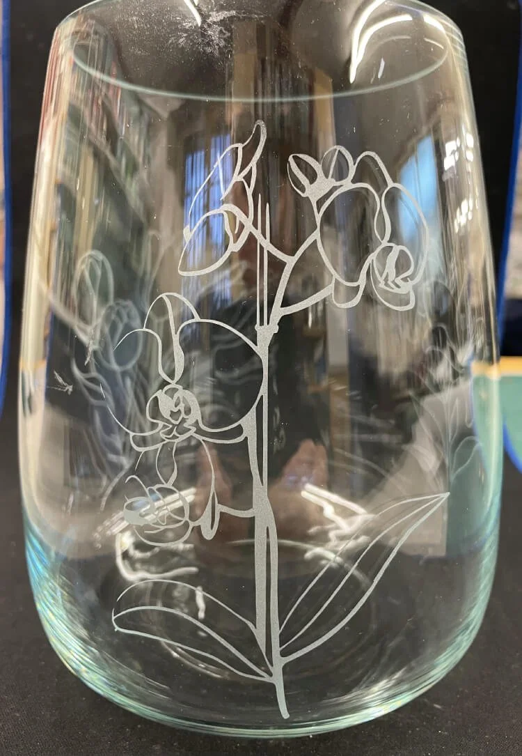 Sandblasting on Glass