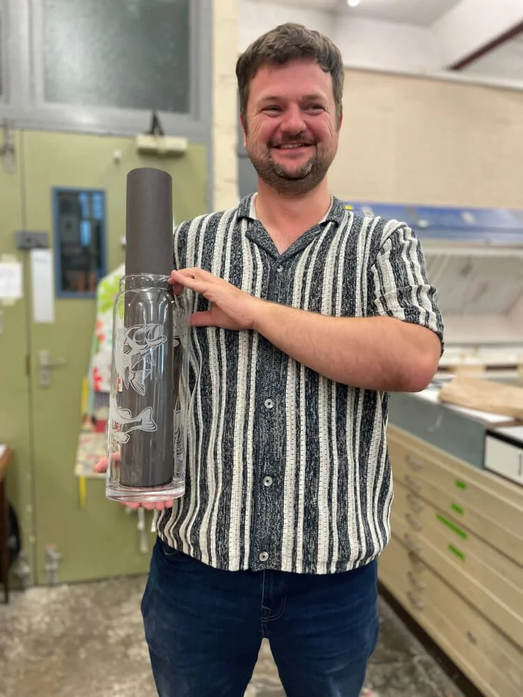 Sandblasting on Glass