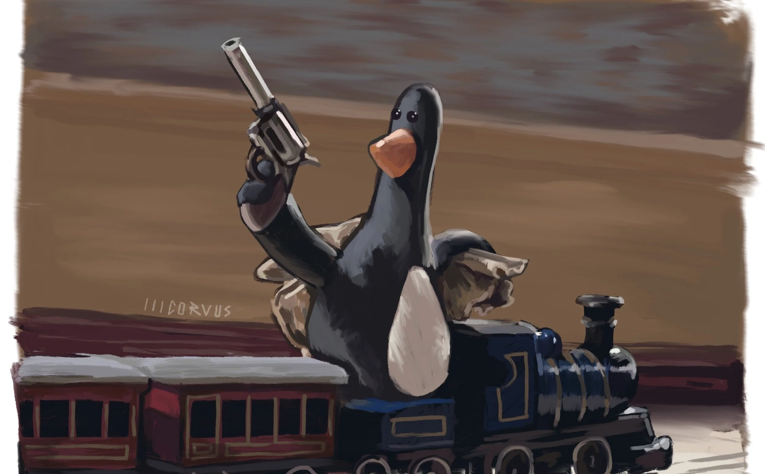 Feathers McGraw - Train Scene