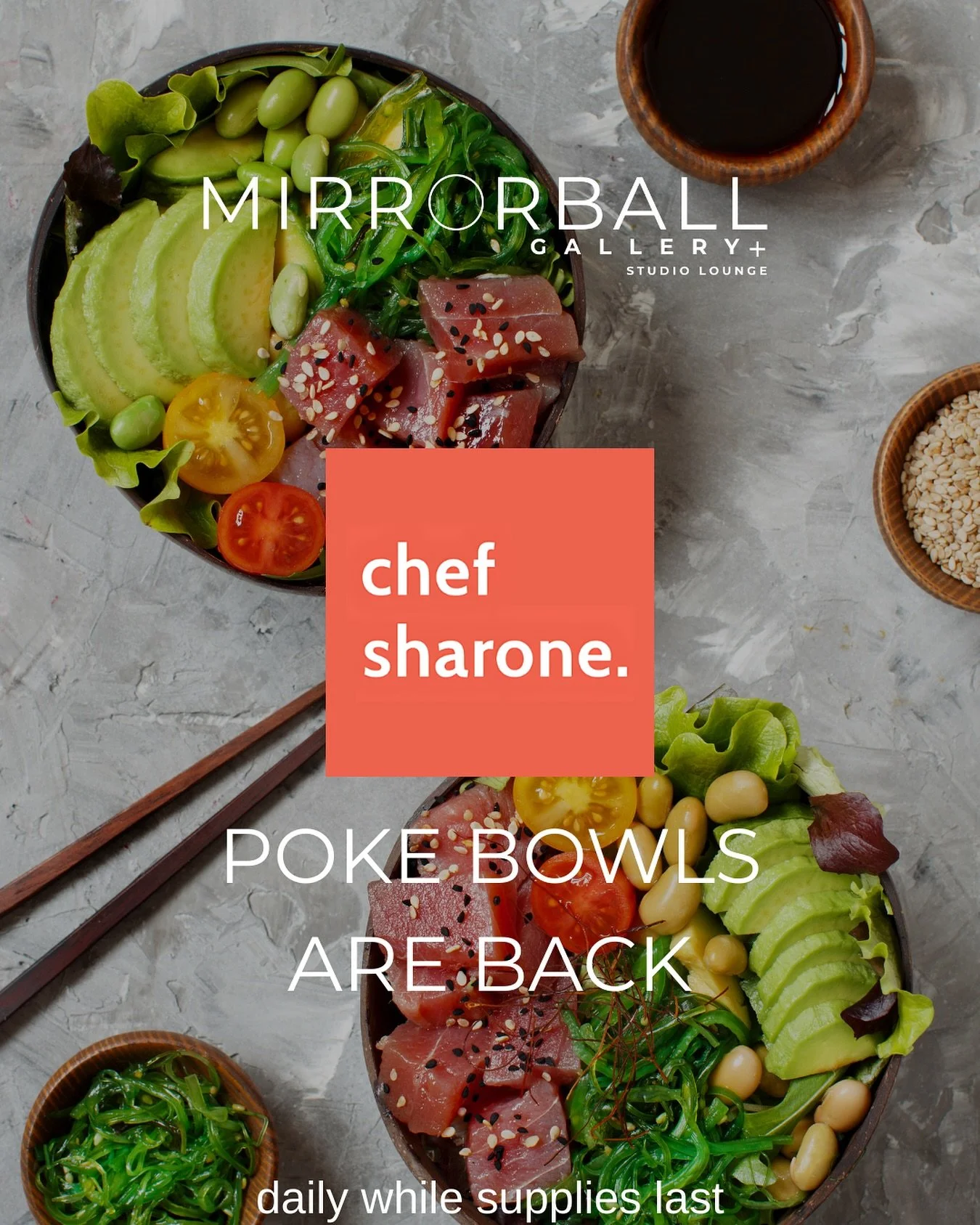 NOW AVAILABLE | @chef_sharone is back w/ her yummier than ever tuna &amp; shrimp POKE BOWLS. 

Come by to grab or reserve one directly by texting Sharone:
(828) 731-9485 

#pokebowl #tryon #tryonnc #food #healthy #dining #grabngo #wnc #tunapoke #heal