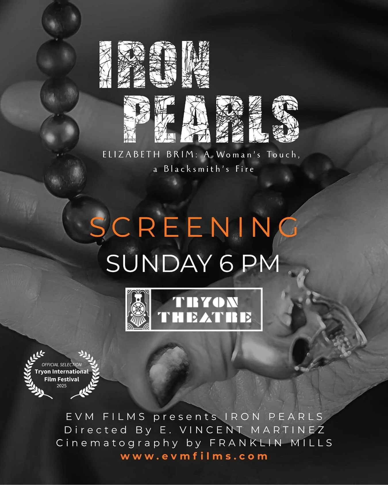 IRON PEARLS premieres Sunday at the @tryoninternationalfilmfest and we couldn’t be more excited! 
Single tickets are available but going FAST 💨 Visit tryoninternationalfilmfestival.org CLICK on SCHEDULE and scroll down to Iron Pearls. Click o