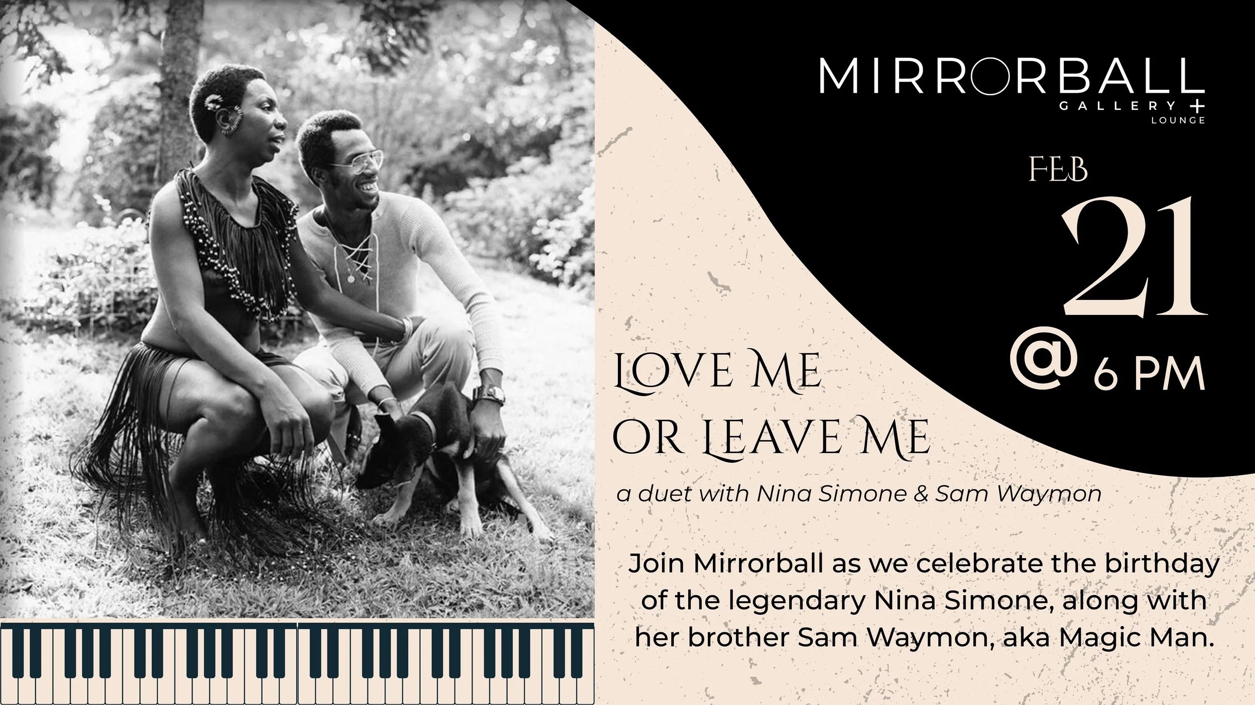 Nina Simone &amp; Sam Waymon-Love Me or Leave Me Duet Event