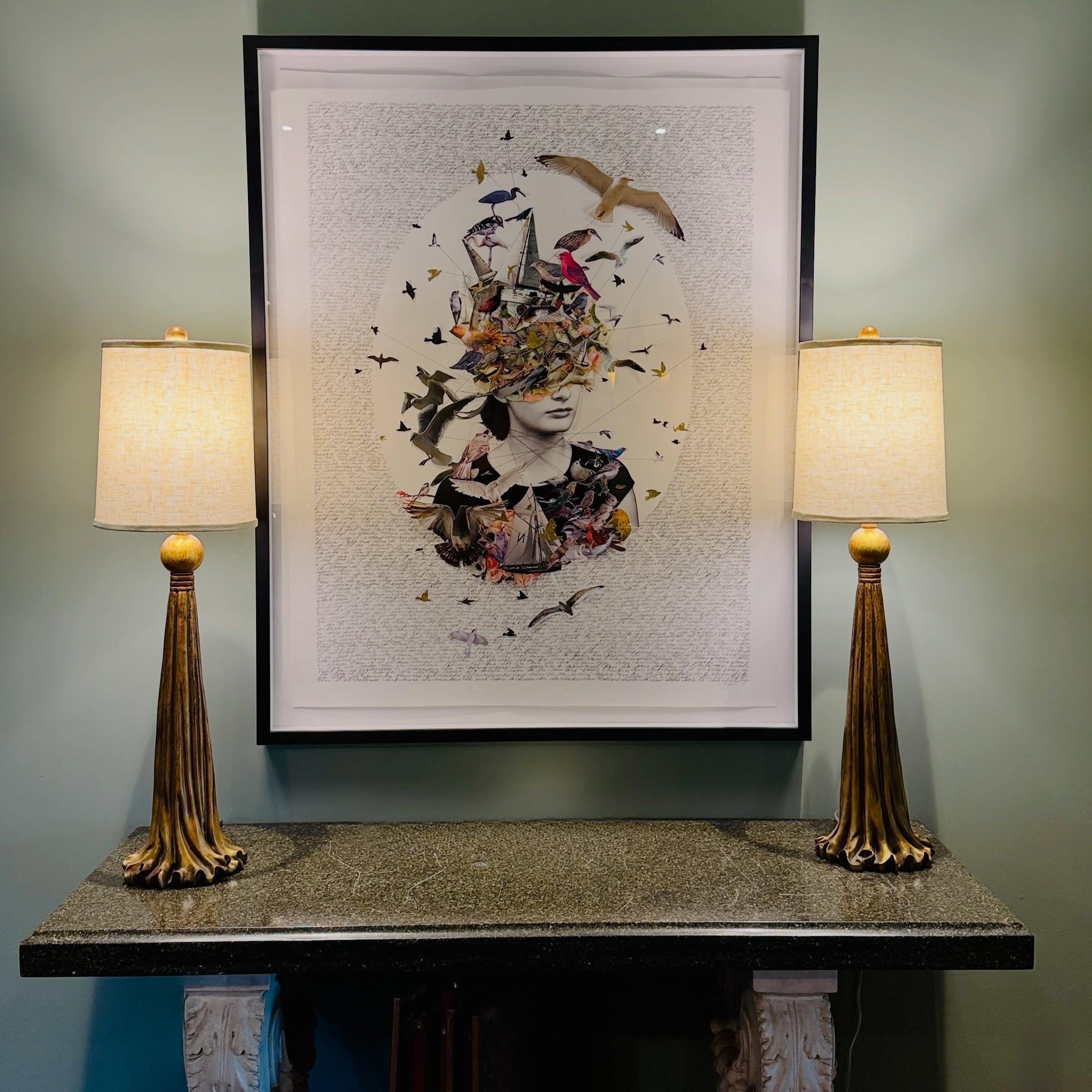 Another incredible work from @mercedes_jelinek&rsquo;s Miscommunicated Series, &ldquo;Loose Lips Sink Ships,&rdquo; has officially found its home. We&rsquo;re endlessly grateful for our collectors and supporters who continue to champion contemporary 