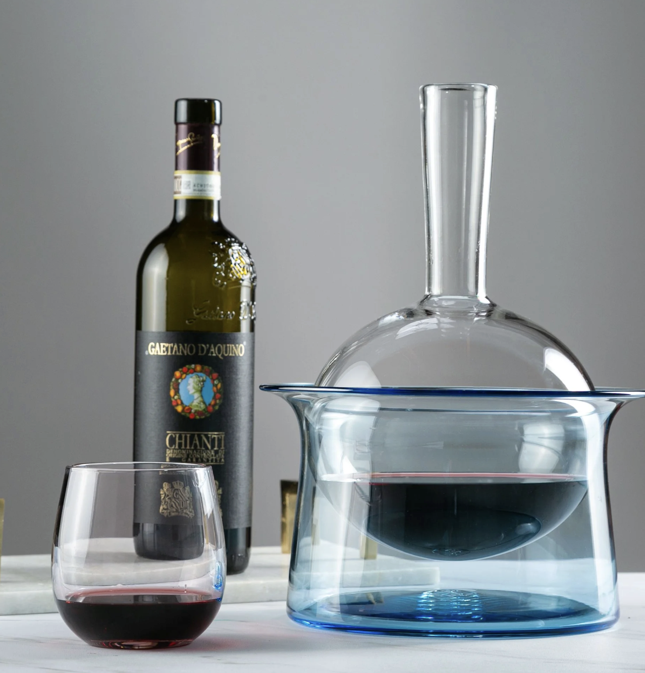 Tyler Barry Equilibrium Decanter (Green)