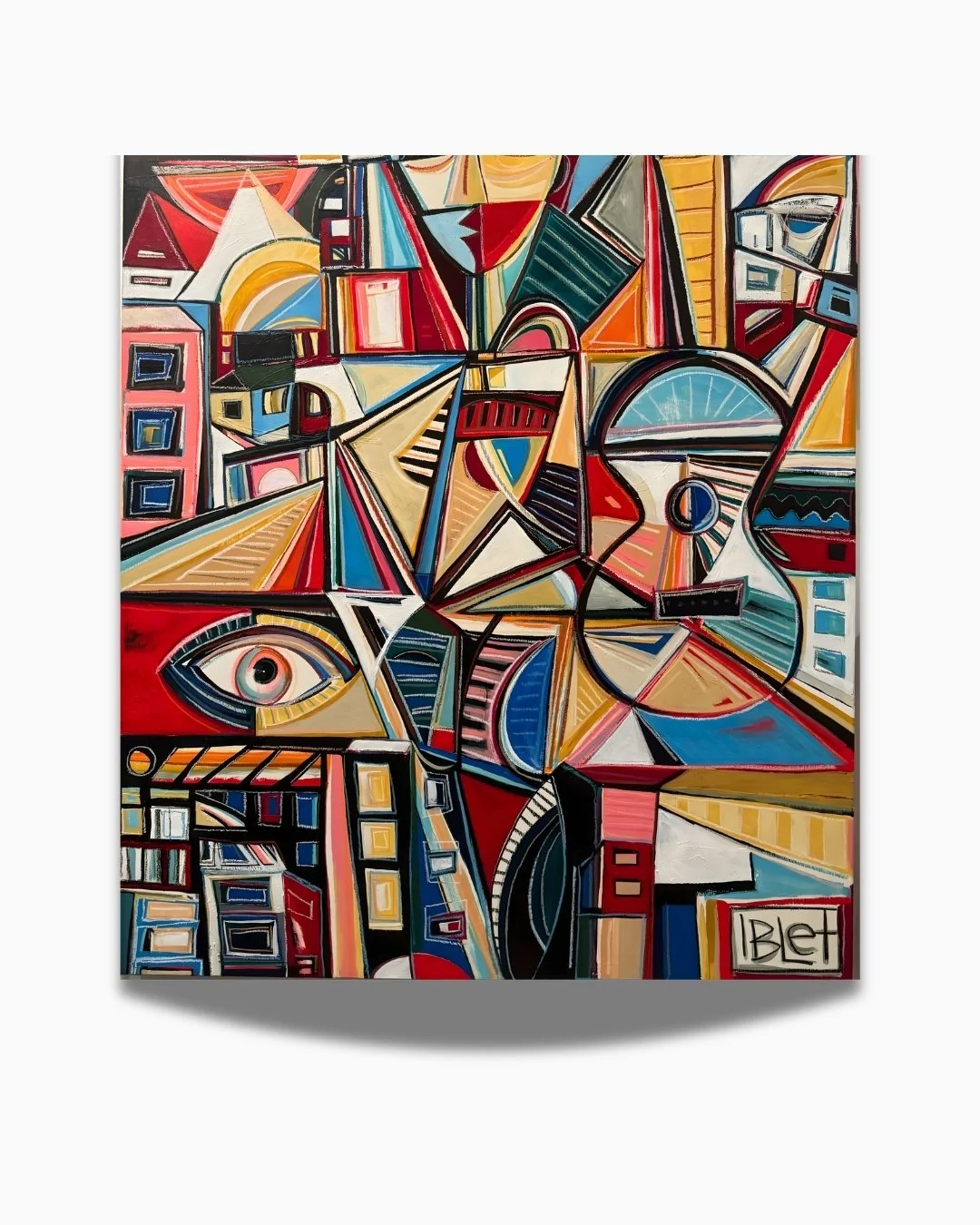 Brandon Morrison IBLET Cubist Abstract Paintings