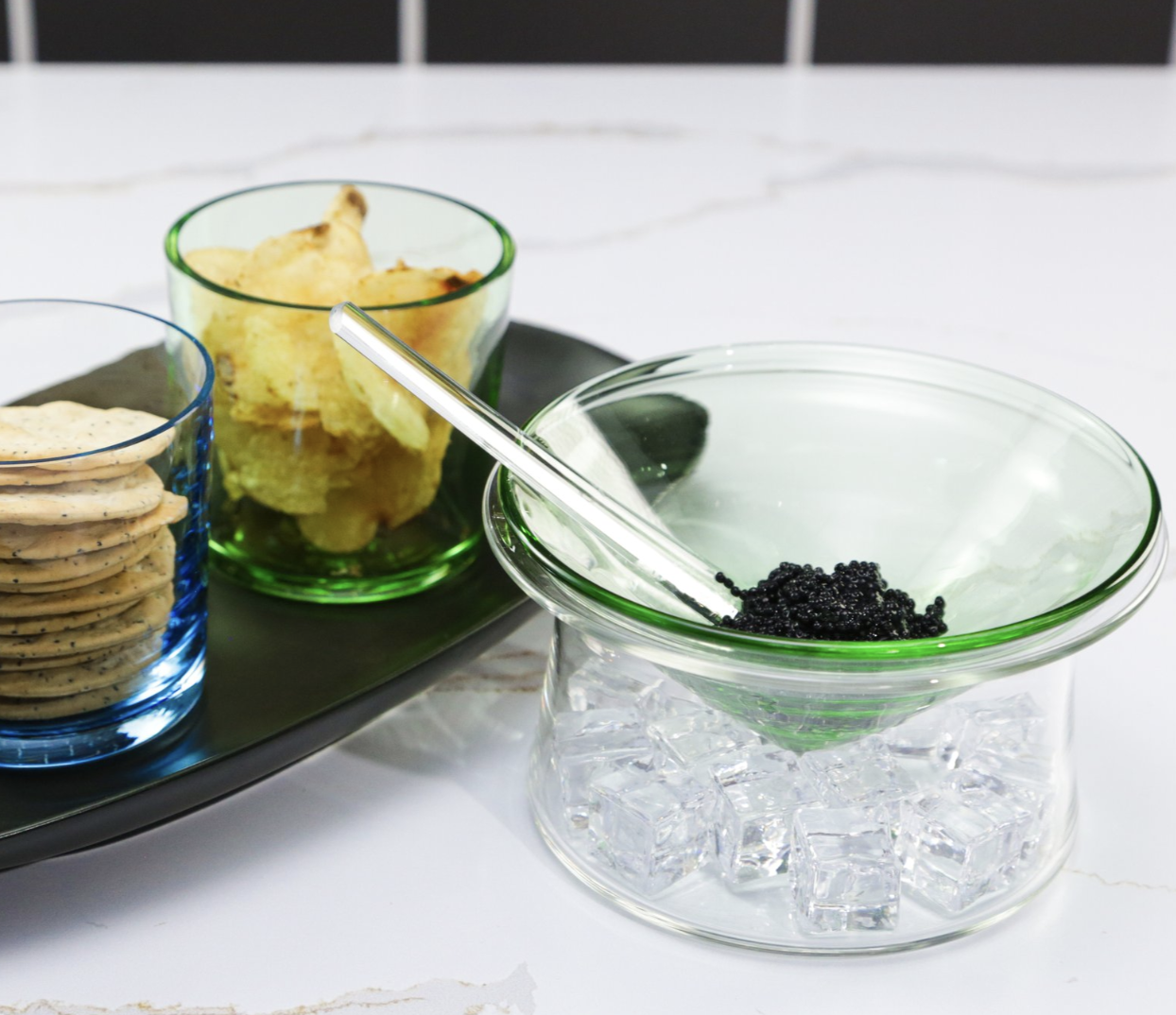 Tyler Barry Equilibrium Cone Caviar Dish