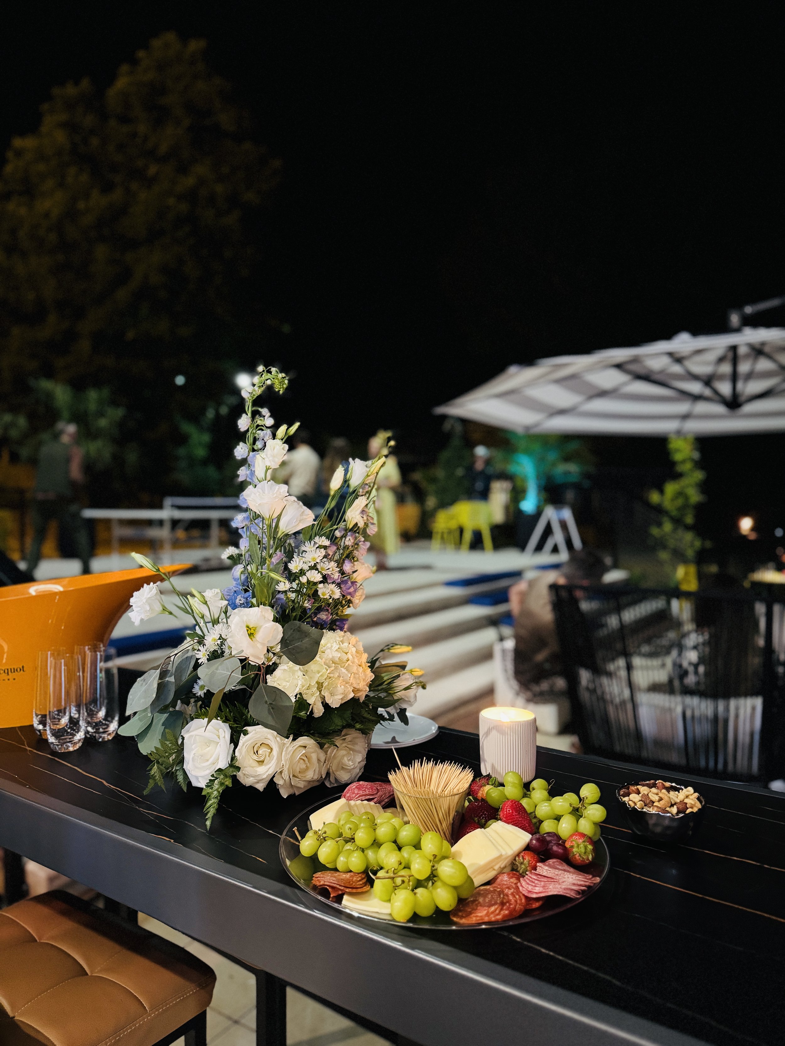 Patio setup
