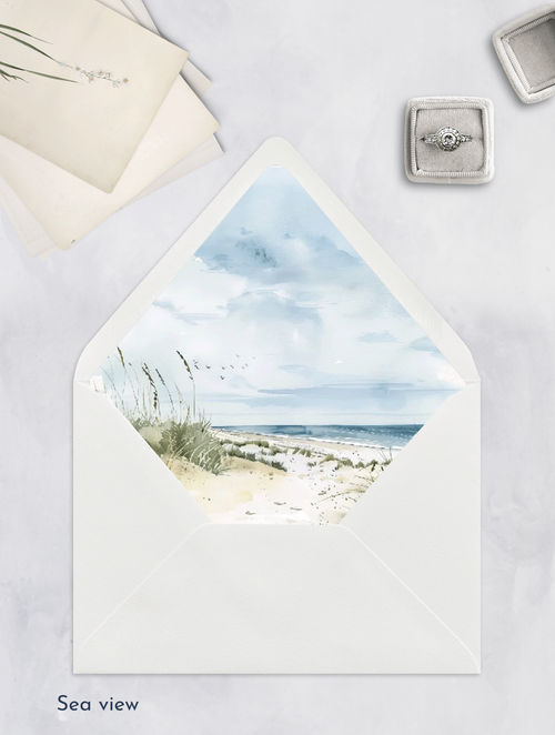 enveloppe liner sea view