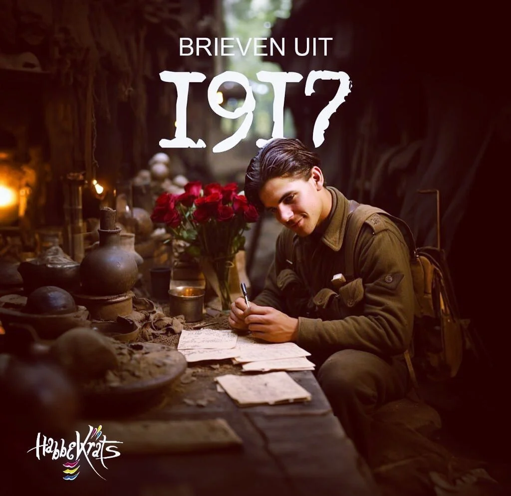 BRIEVEN UIT 1917 is een ontroerend heldenverhaal uit de Eerste Wereldoorlog. Wil je mee op dit nieuwe avontuur? Ga snel naar www.habbekrats.be/kampen of stap een Habbekrats-Trefpunt binnen.
3 weekends, vanaf 30 september.
#habbekrats #habbekratshelde