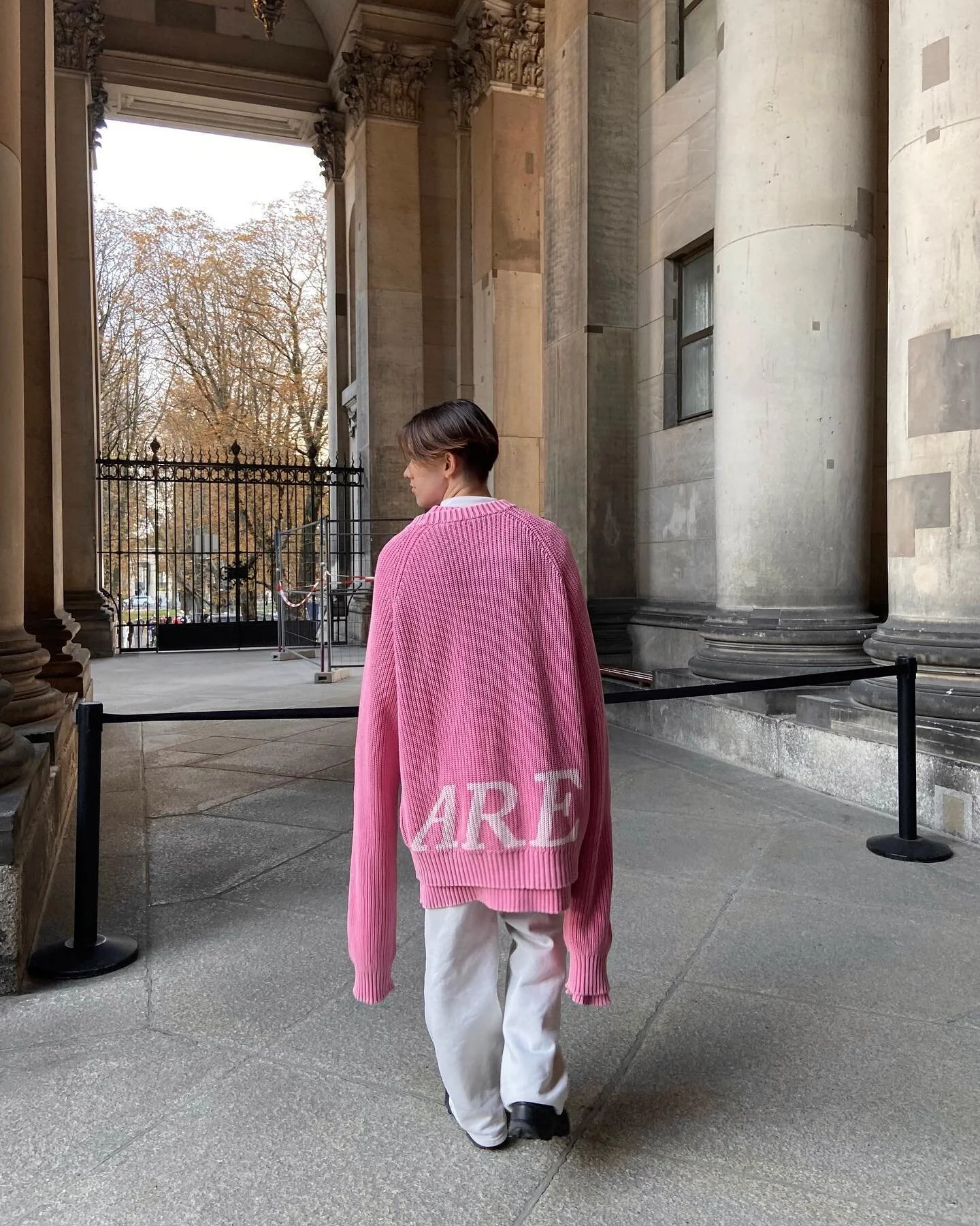 Supersized the classic for winter. 💗💗💗#marewardrobe