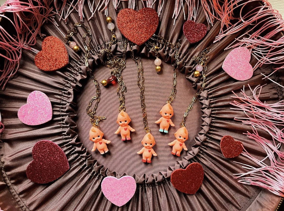 Cutest Kewpie Charm Necklace