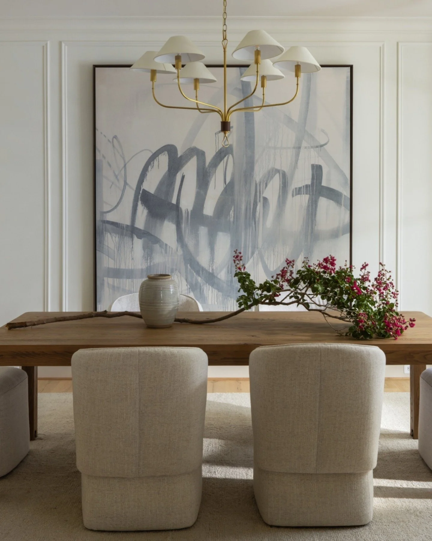 Cozy. Elevated. Effortlessly elegant🤍. Swipe to see all the details👉.

A modern colonial designed and now loved by a family of six &mdash; full of warmth, texture, and thoughtful details that make every space feel like home.

Builder | @brusharborh