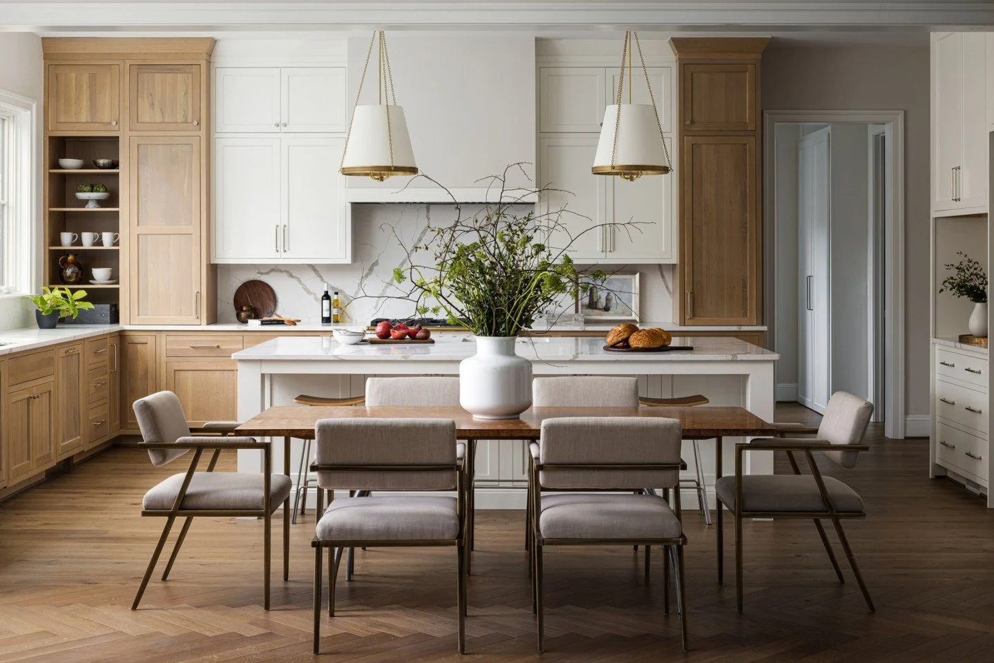 One of our most loved kitchens&mdash;designed to bring timeless, upscale elegance to a newly built home in the heart of Washington DC.  Though brand new, we wanted it to feel restored and original to the neighborhood.

A modern classic. 🤍  And still