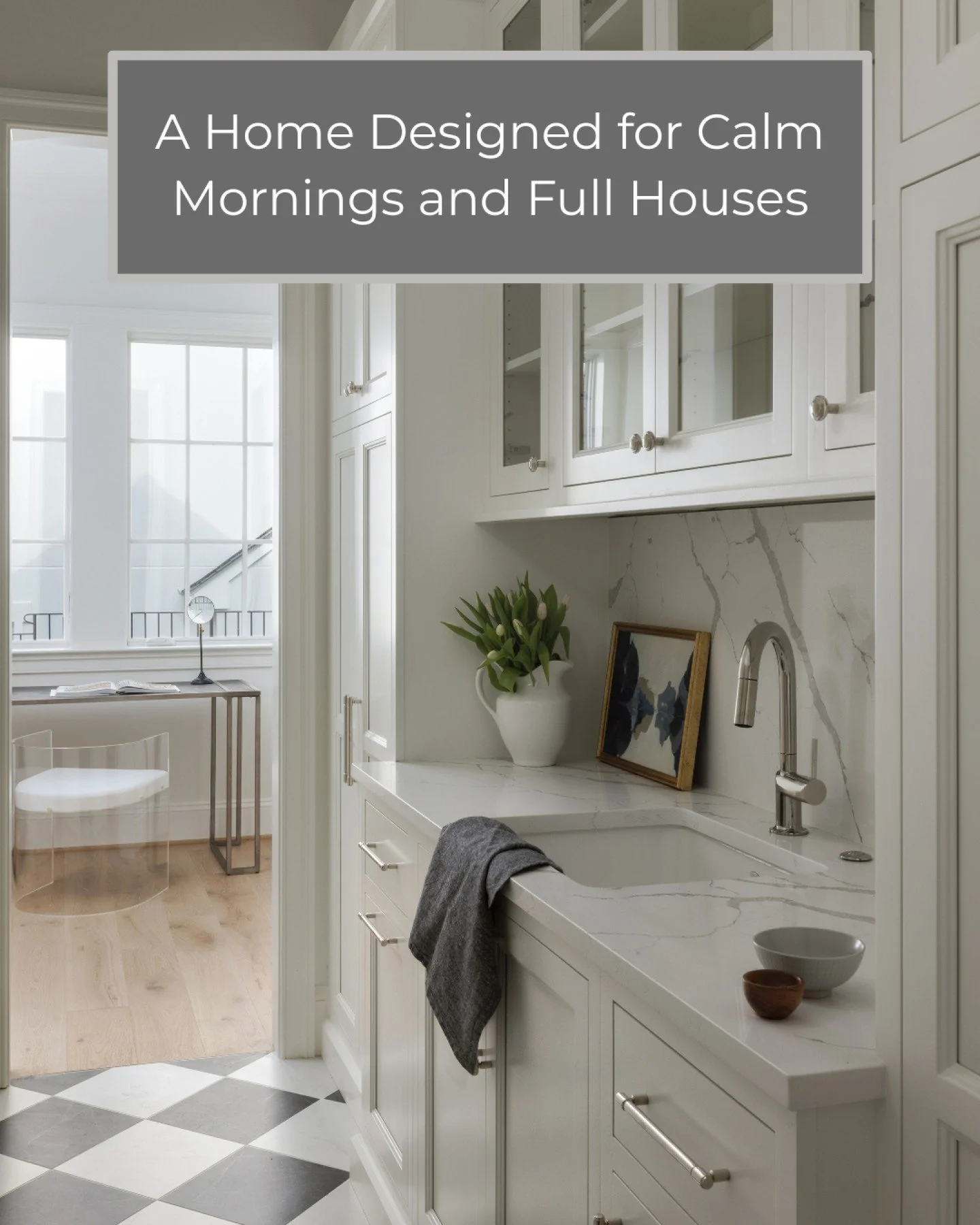 A home should hold both stillness and celebration.
The quiet mornings&hellip;
and the full, lively evenings.

We wanted to give this home an elevated feel - suited for entertaining, while also making it livable for a young family. With a traditional 