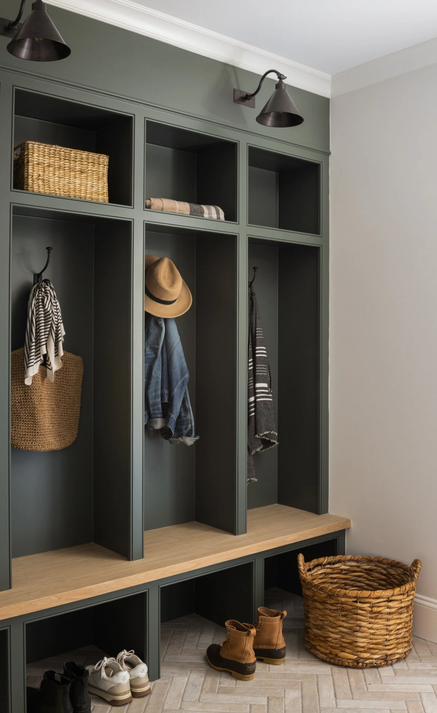 What&rsquo;s the secret to a well-designed mudroom??

Customizing it for your family&rsquo;s daily needs to eliminate the pain points.  For some that means closed storage.  For others that means shoe drawers combined with open cubbies.  Every family 