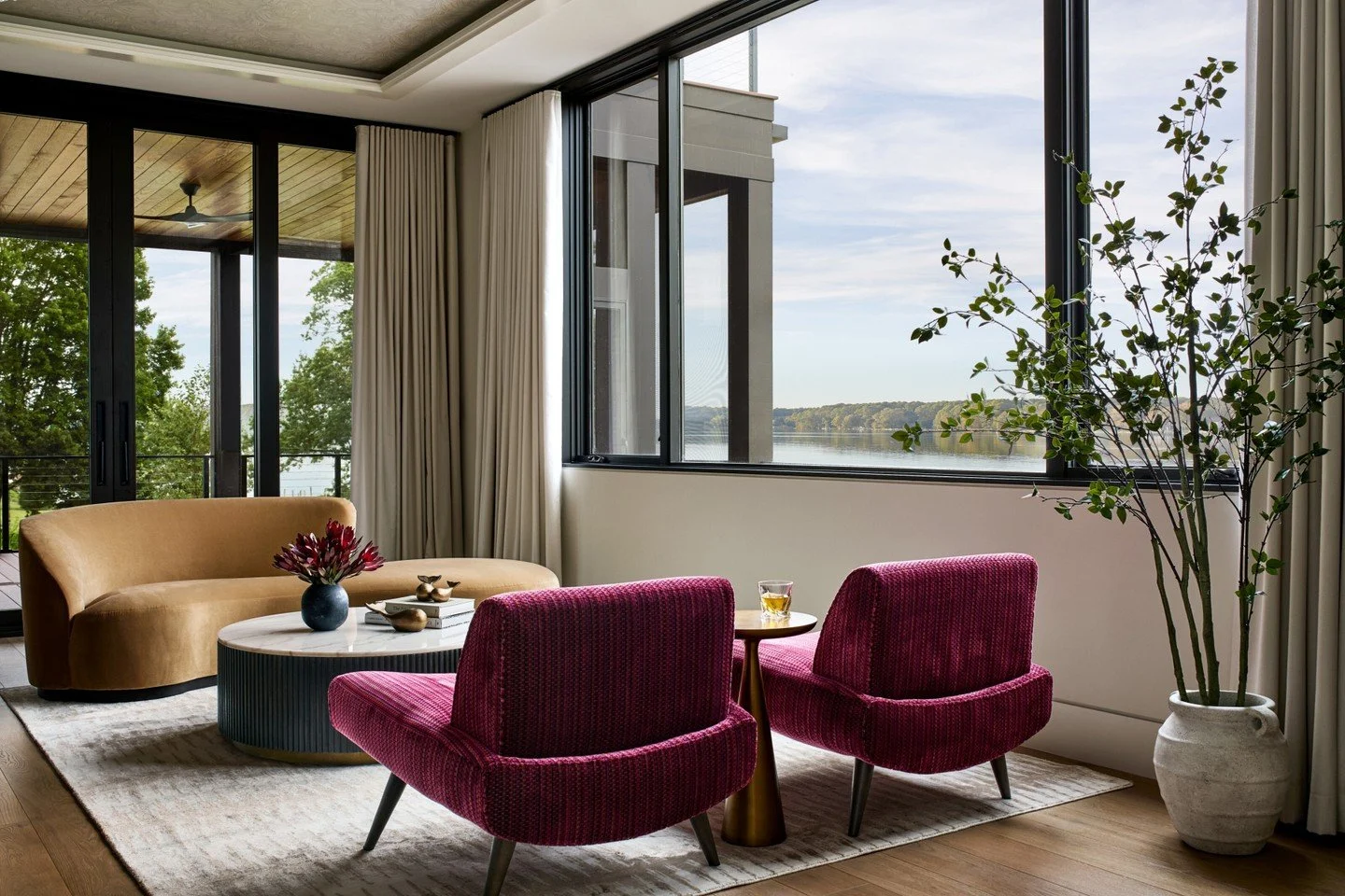 Welcome to the reveal of our newest project!  Take an inside look at our modern waterfront retreat 🤍

A project near and dear to our hearts.  This home filled with light, thoughtful design, and spaces that feel as beautiful as they are livable&helli