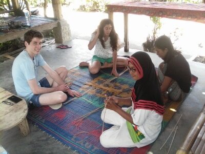  Ibu Bumi Orangutan handcraft program in Bukit Lawang 
