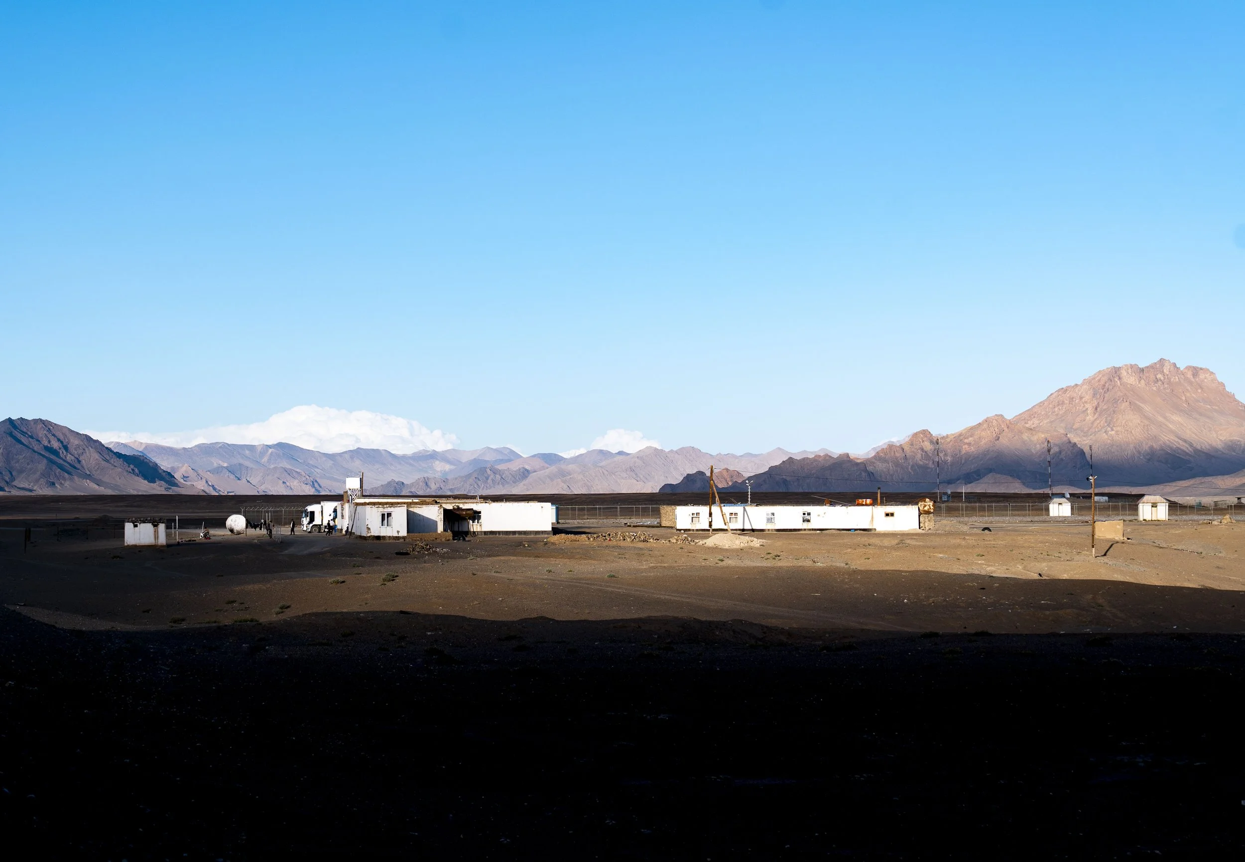 Murghab, the town in the Pamir