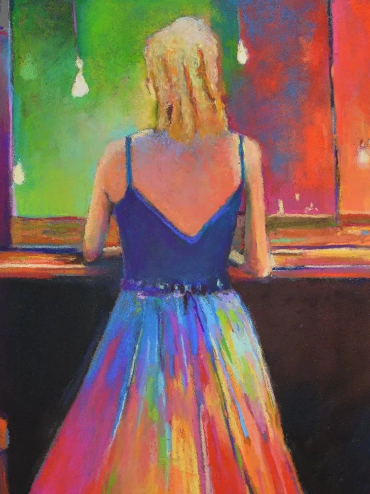 Soft pastel detail from Closing Time