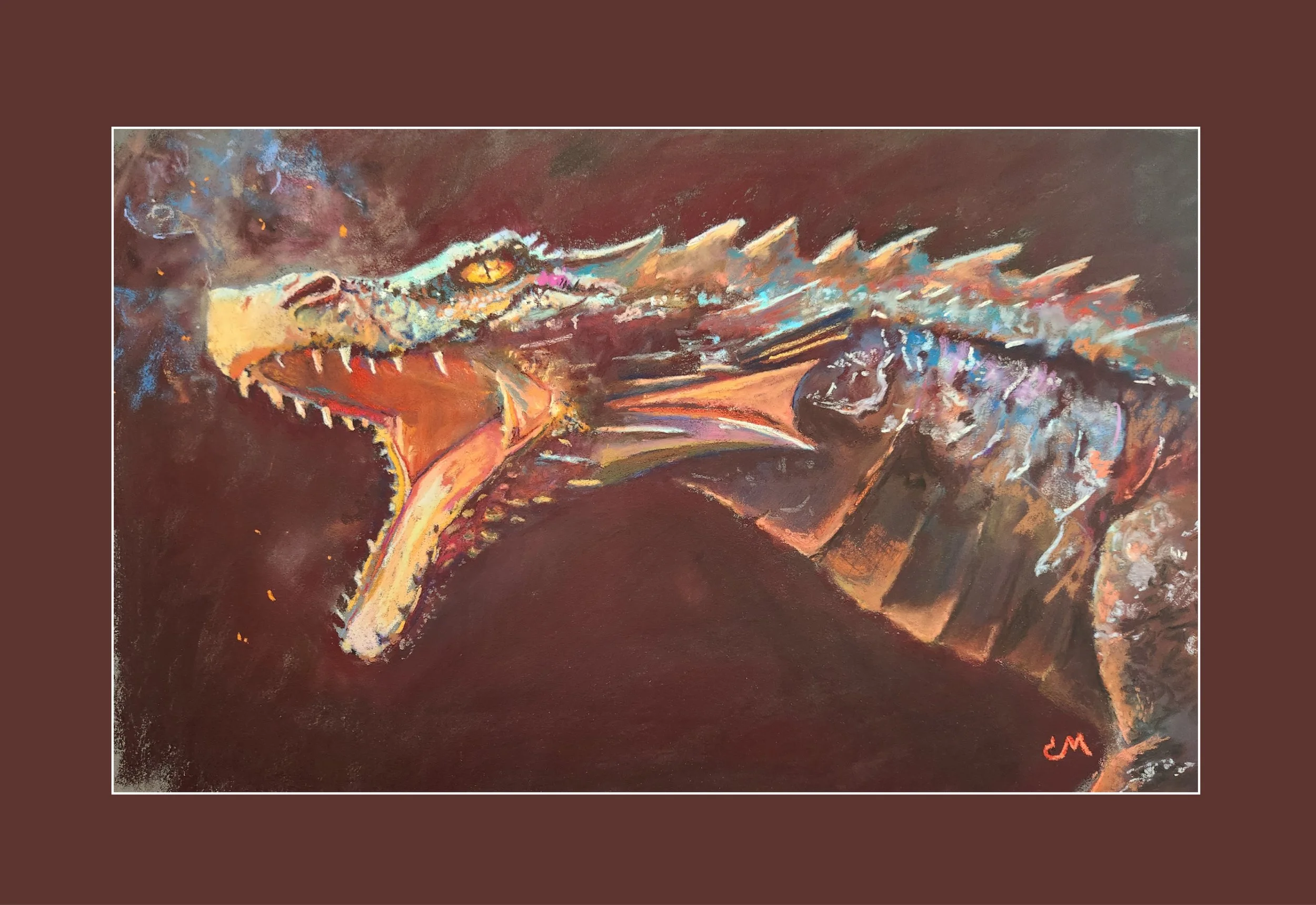 A Woman's Scorn - 24x17" - framed - Soft Pastel - $575