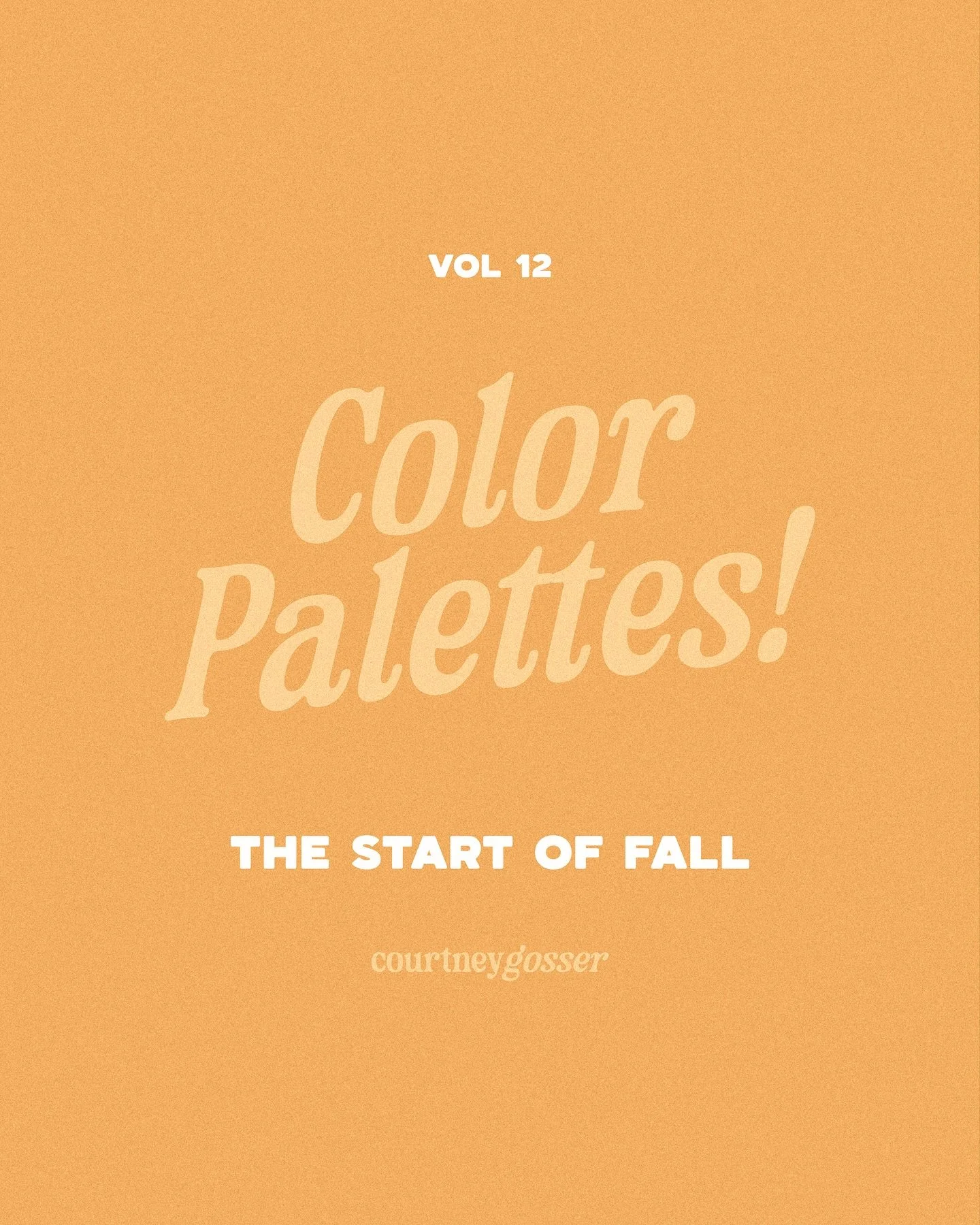Dreamy color palettes to celebrate the start of fall. ✨

I&rsquo;m a big spring girl through and through - I love the soft colors, blooming florals, sunny mornings, and all the soft moments. But fall has always been just as magical, with chillier day