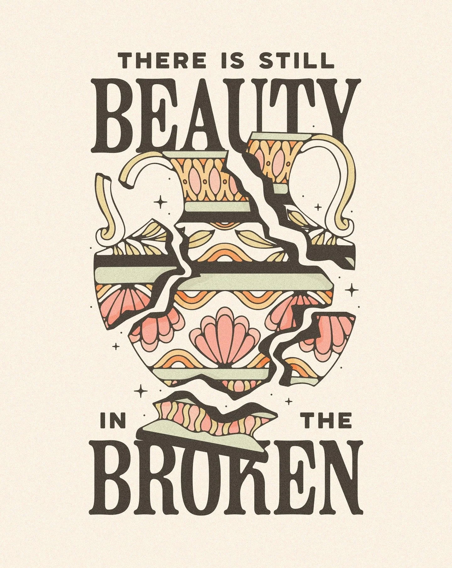 There is still beauty in the broken. ✨