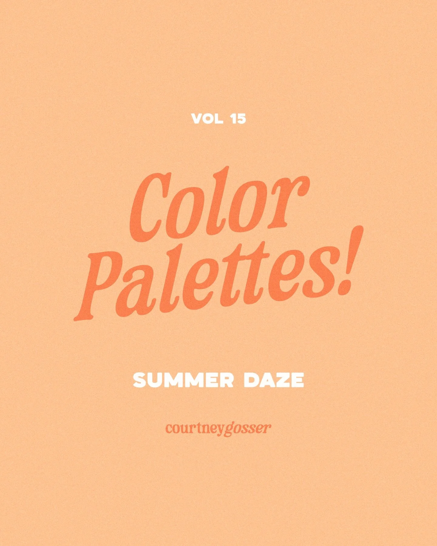 It&rsquo;s been too long since I created some happy color palettes to share with all my favorite friends. 💗