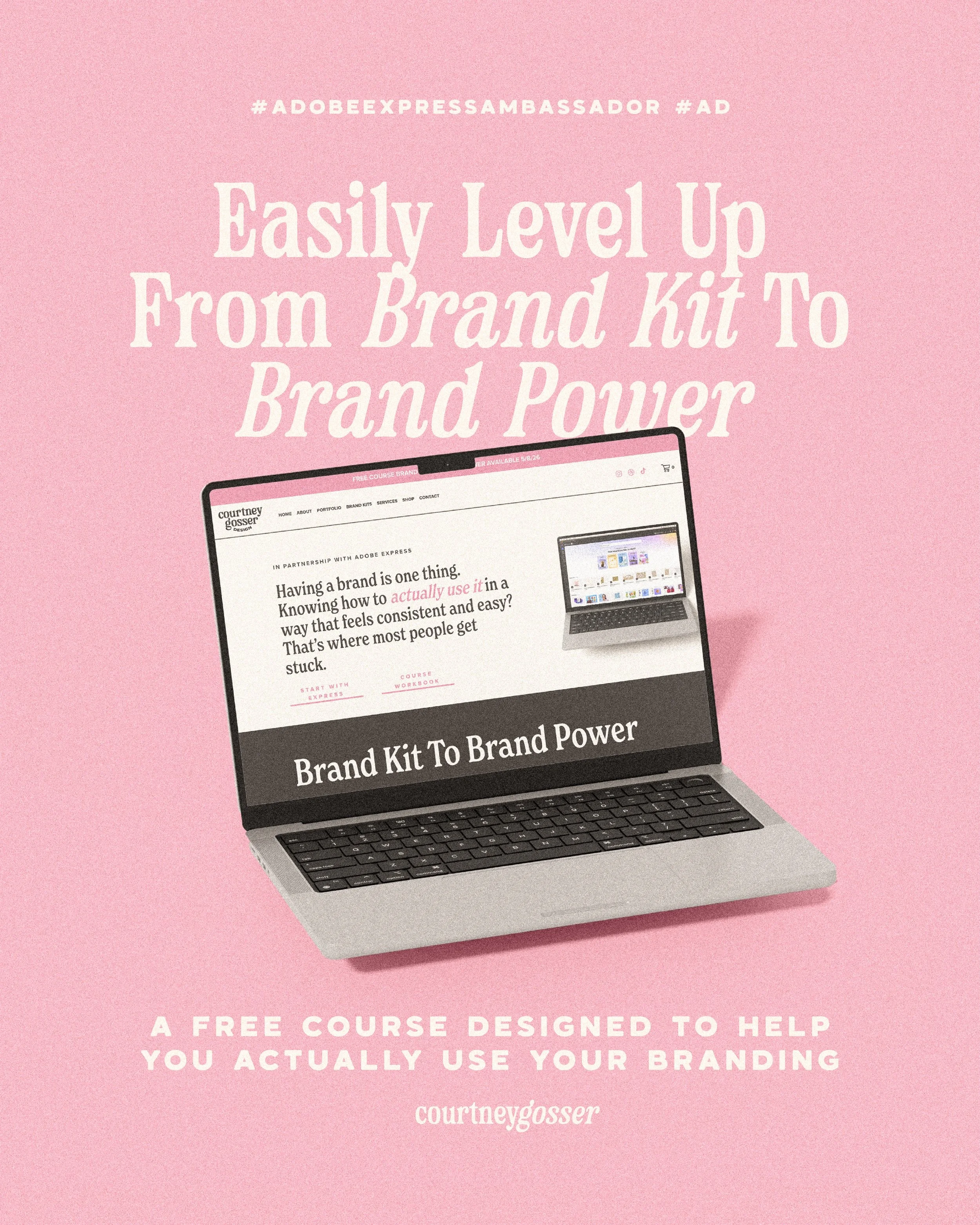 Comment POWER and I&rsquo;ll send you the course link to get started! 

BRAND KIT TO BRAND POWER is officially LIVE!!! 🥹💗

This free course was created for creatives, small businesses, and visual brands ready to stop letting their branding sit unus