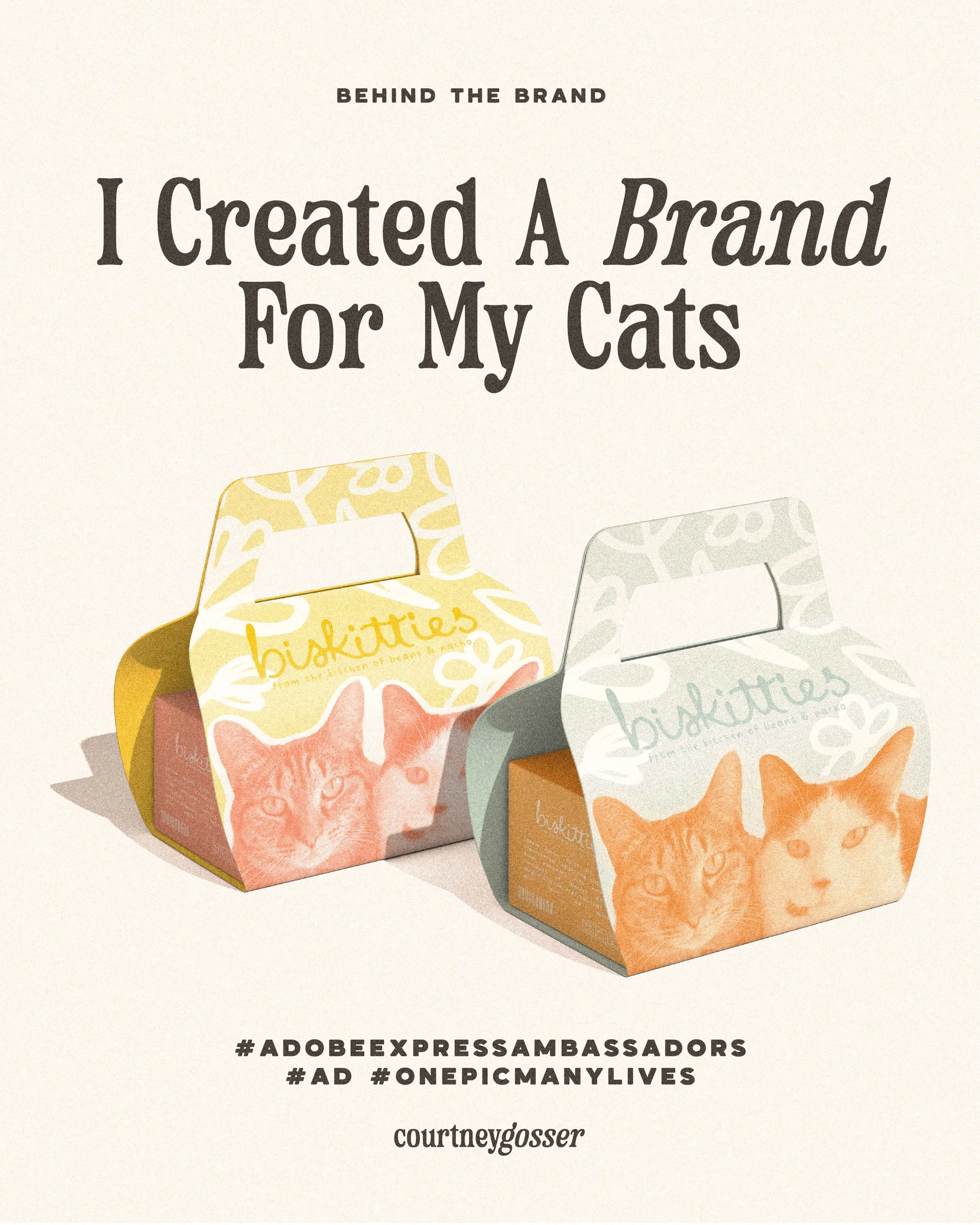 Probably the most long-overdue project ever, I officially gave my cats their own brand. 🥹💗

It&rsquo;s no secret that I&rsquo;m a crazy cat lady, and one of the longest-running jokes between my husband and I is that our girls are successful entrepr