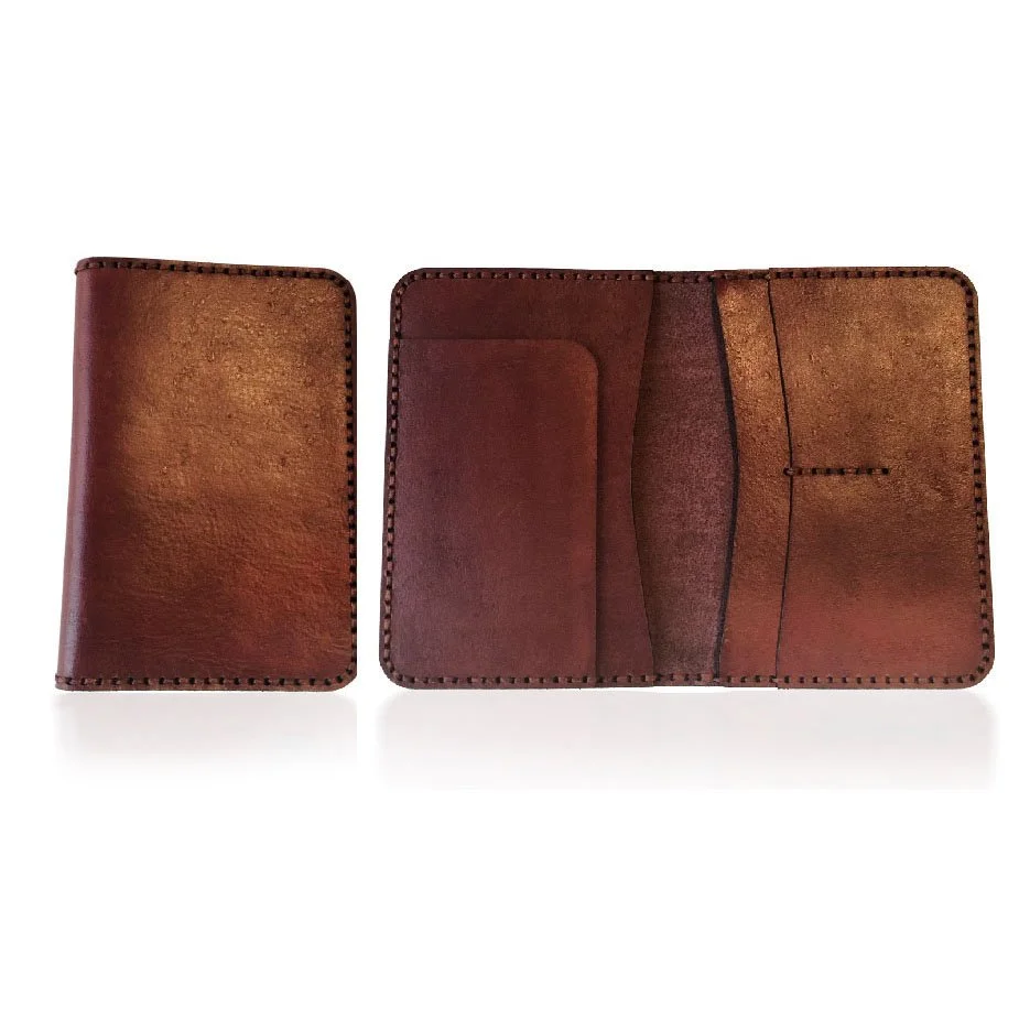 Traditional Leather Passport Wallet