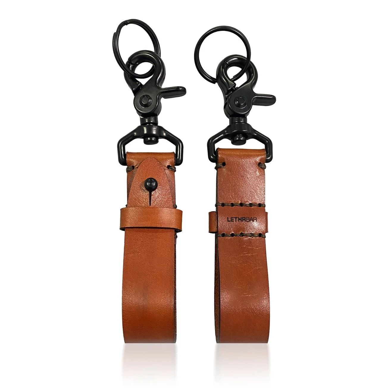 Robust Leather Key Clip