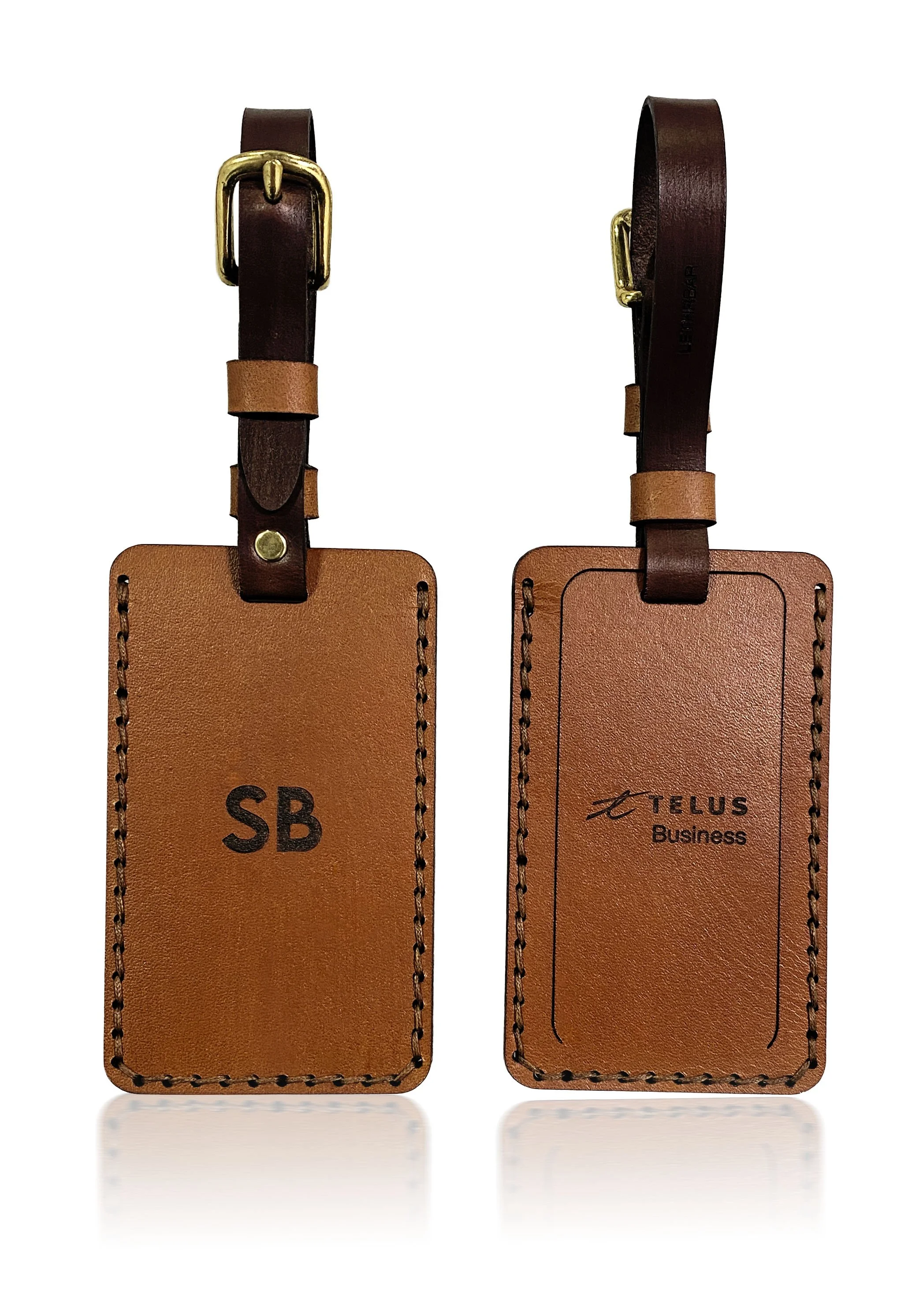 Personalised Leather Luggage Tags