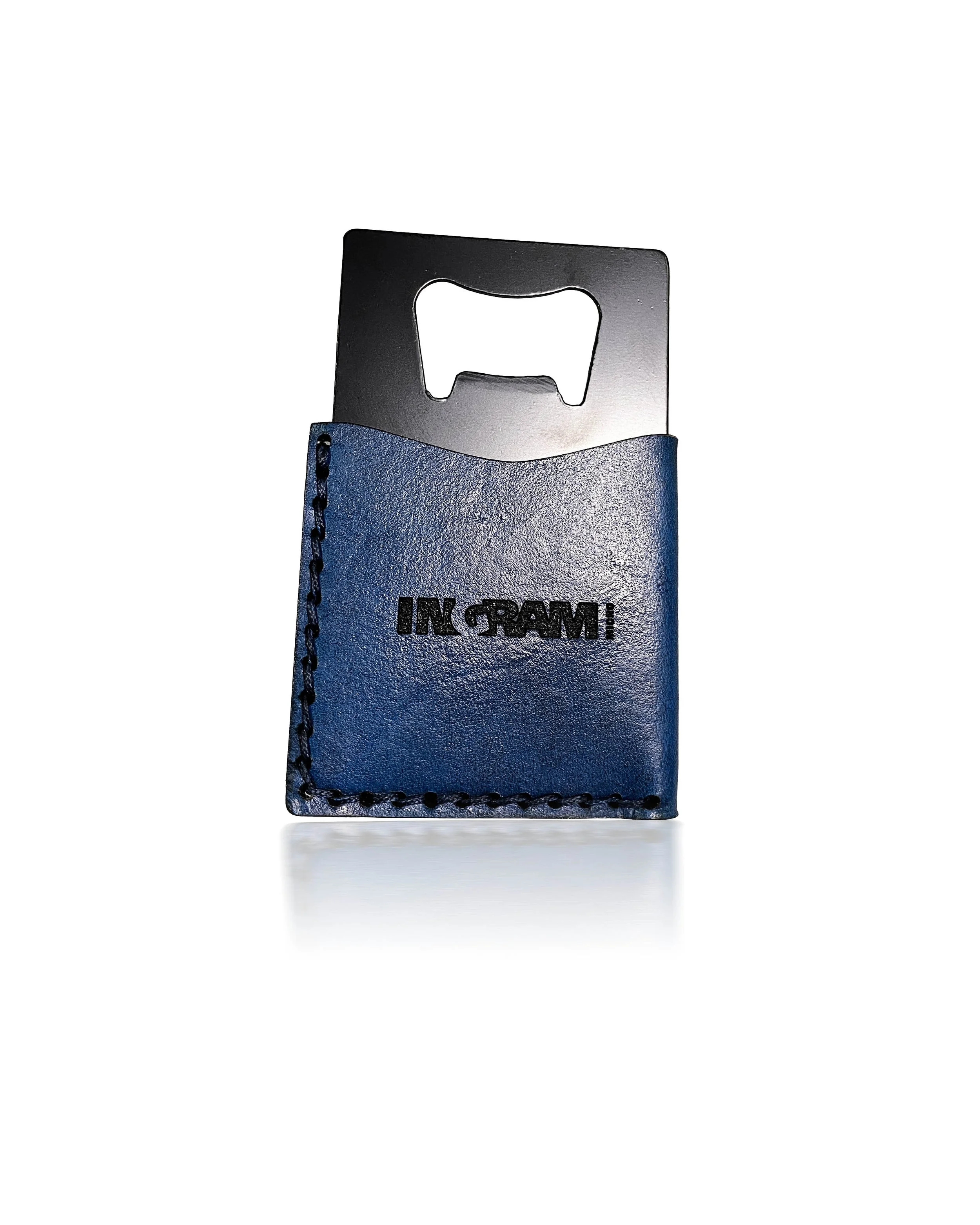 Leather Bottle Opener Branded
