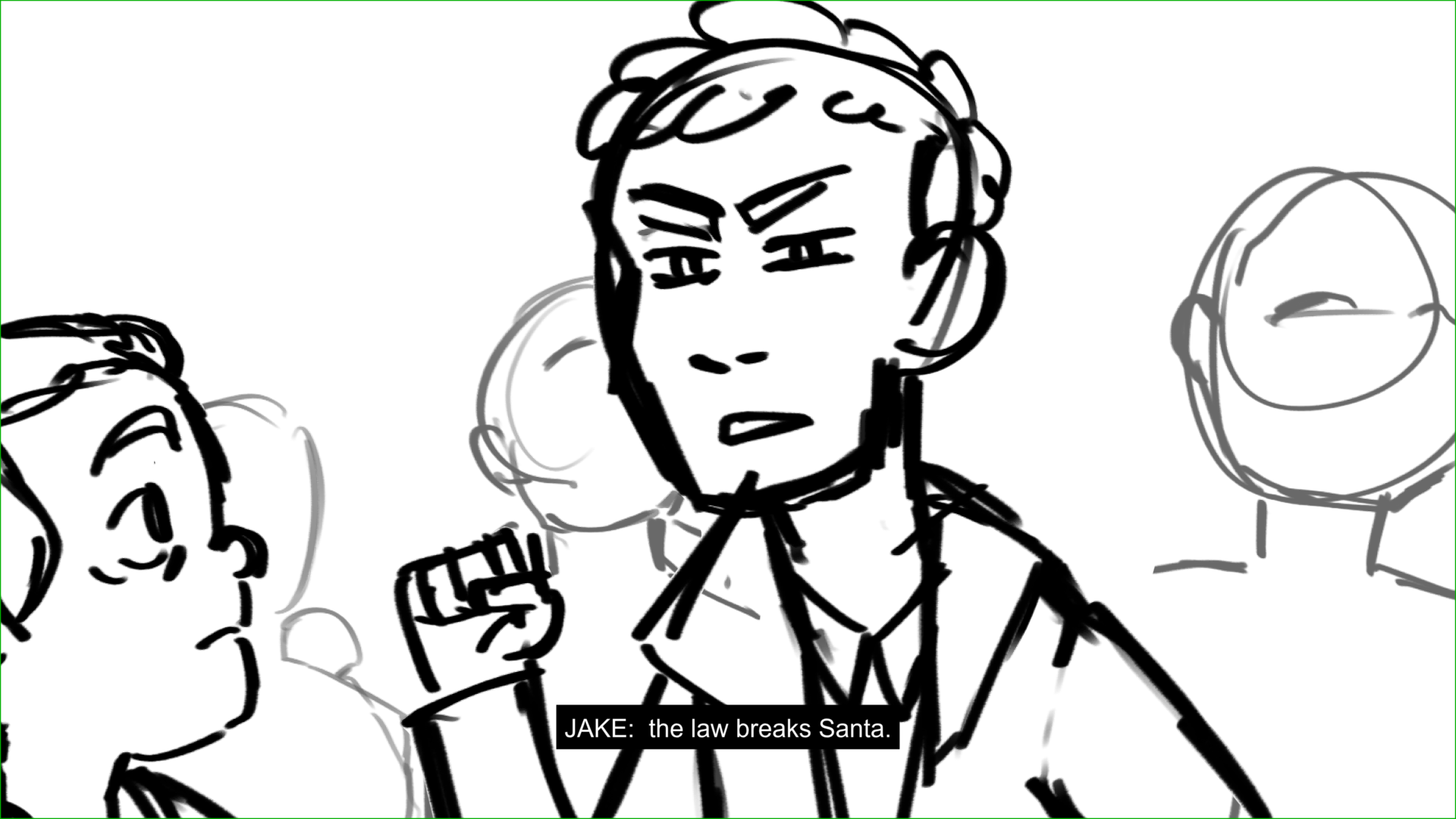 Based off of the cold open script from Brooklyn 99 Season 1 episode 11 "Christmas"