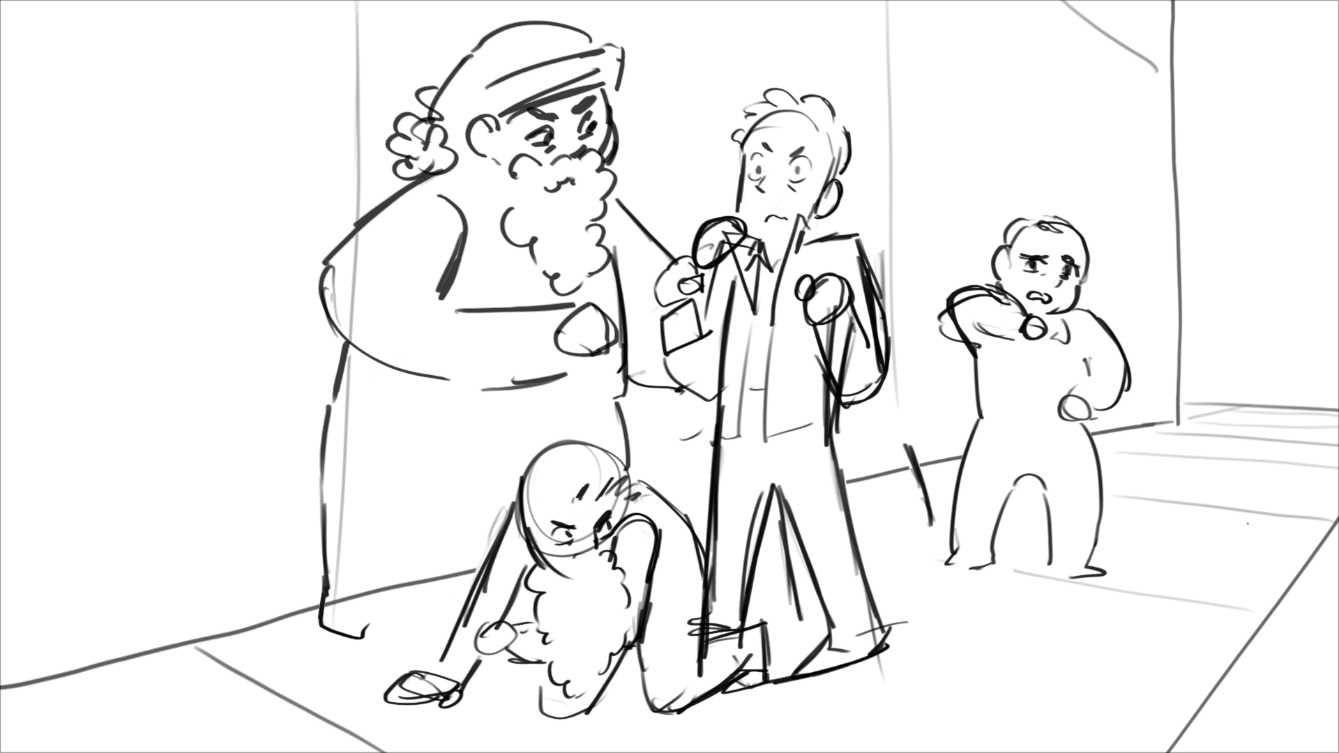 Based off of the cold open script from Brooklyn 99 Season 1 episode 11 "Christmas"