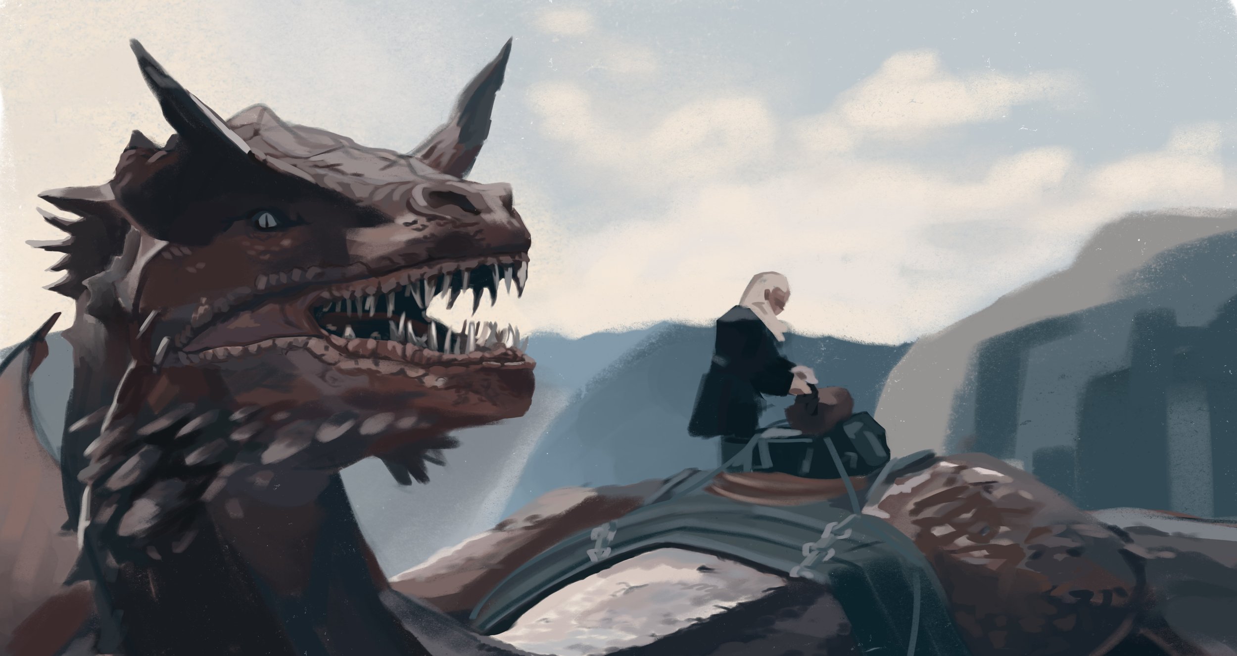 Digital paint study from “House of the Dragon” season 3