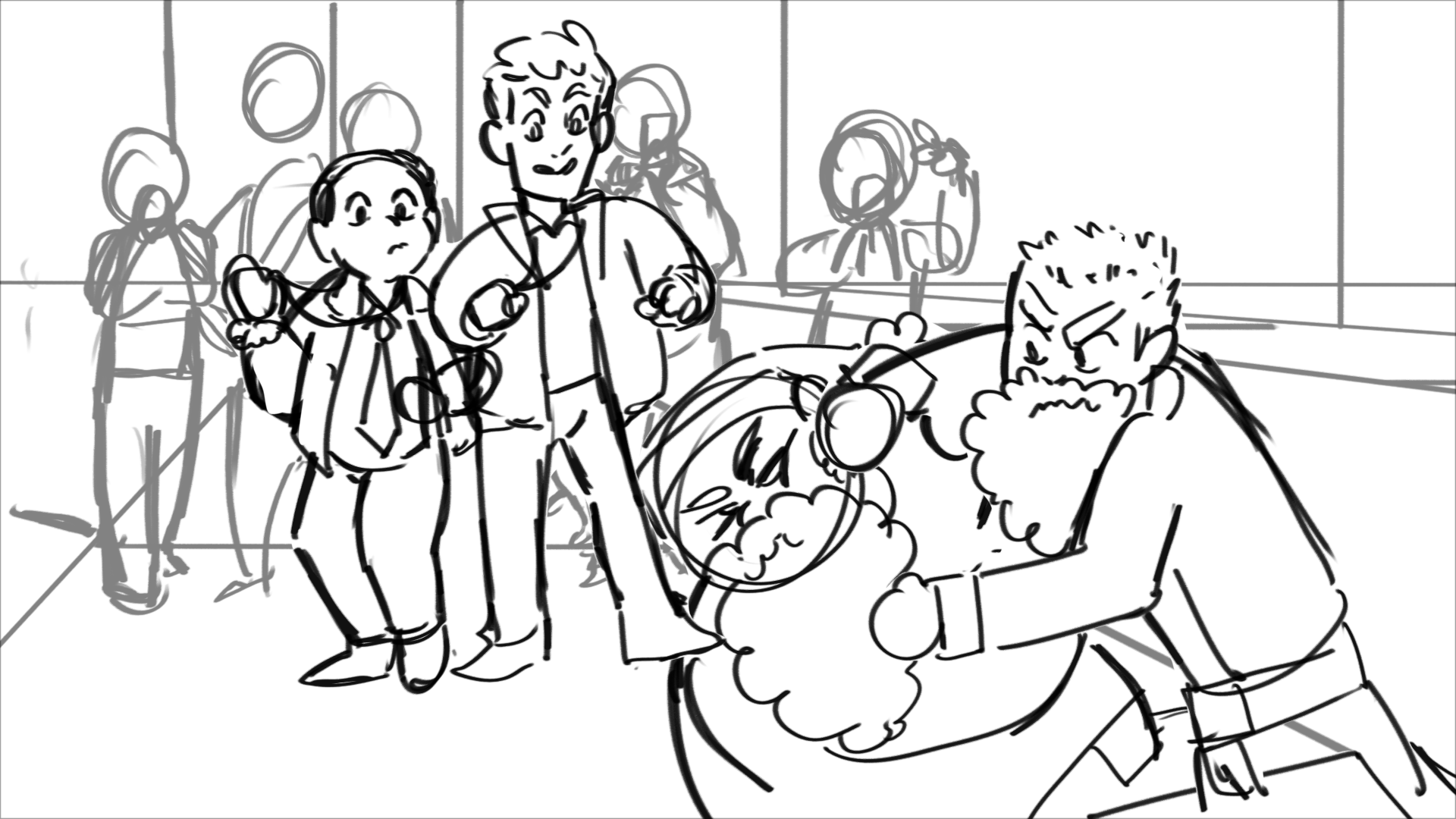 Based off of the cold open script from Brooklyn 99 Season 1 episode 11 "Christmas"