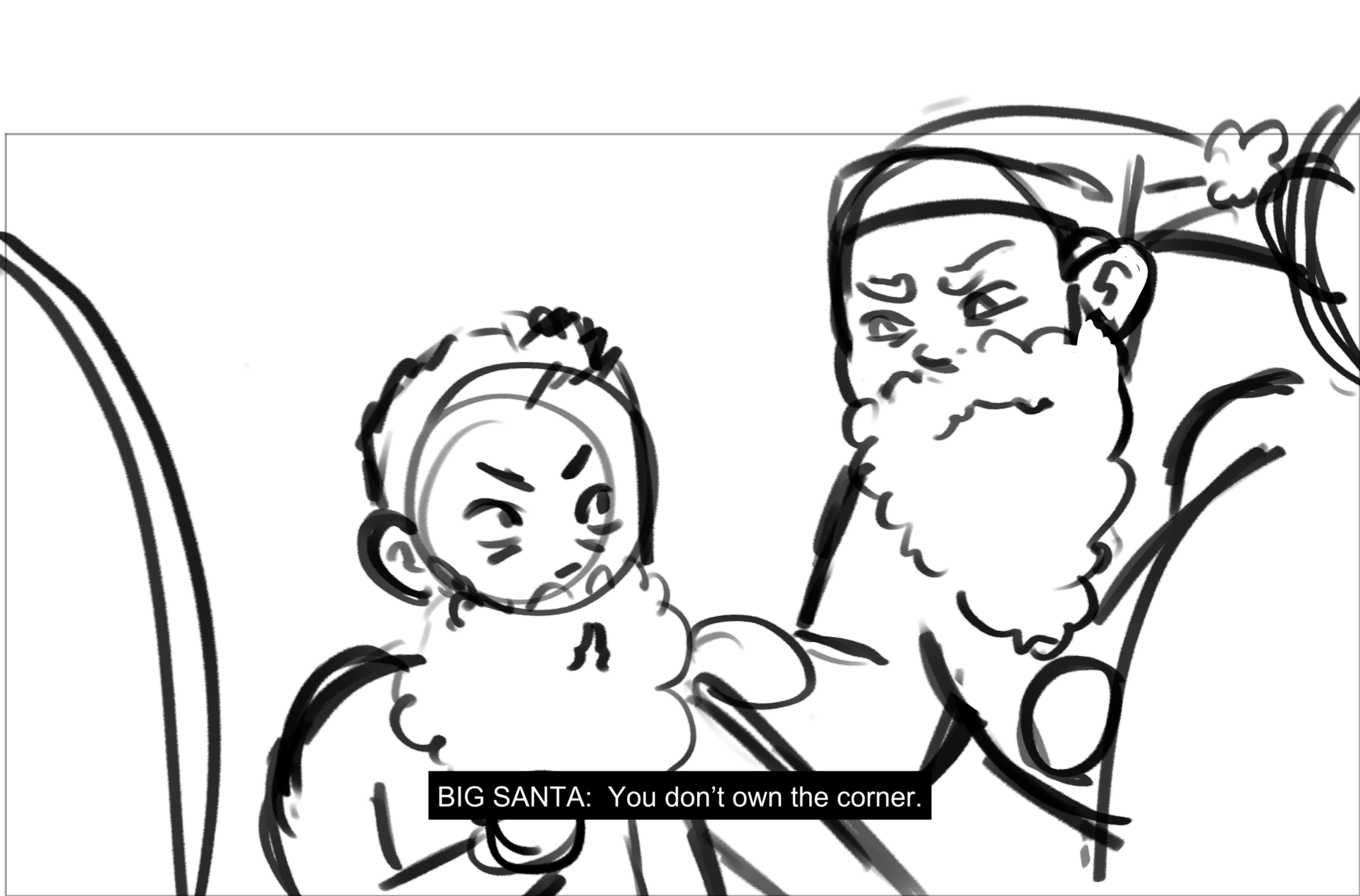 Based off of the cold open script from Brooklyn 99 Season 1 episode 11 "Christmas"