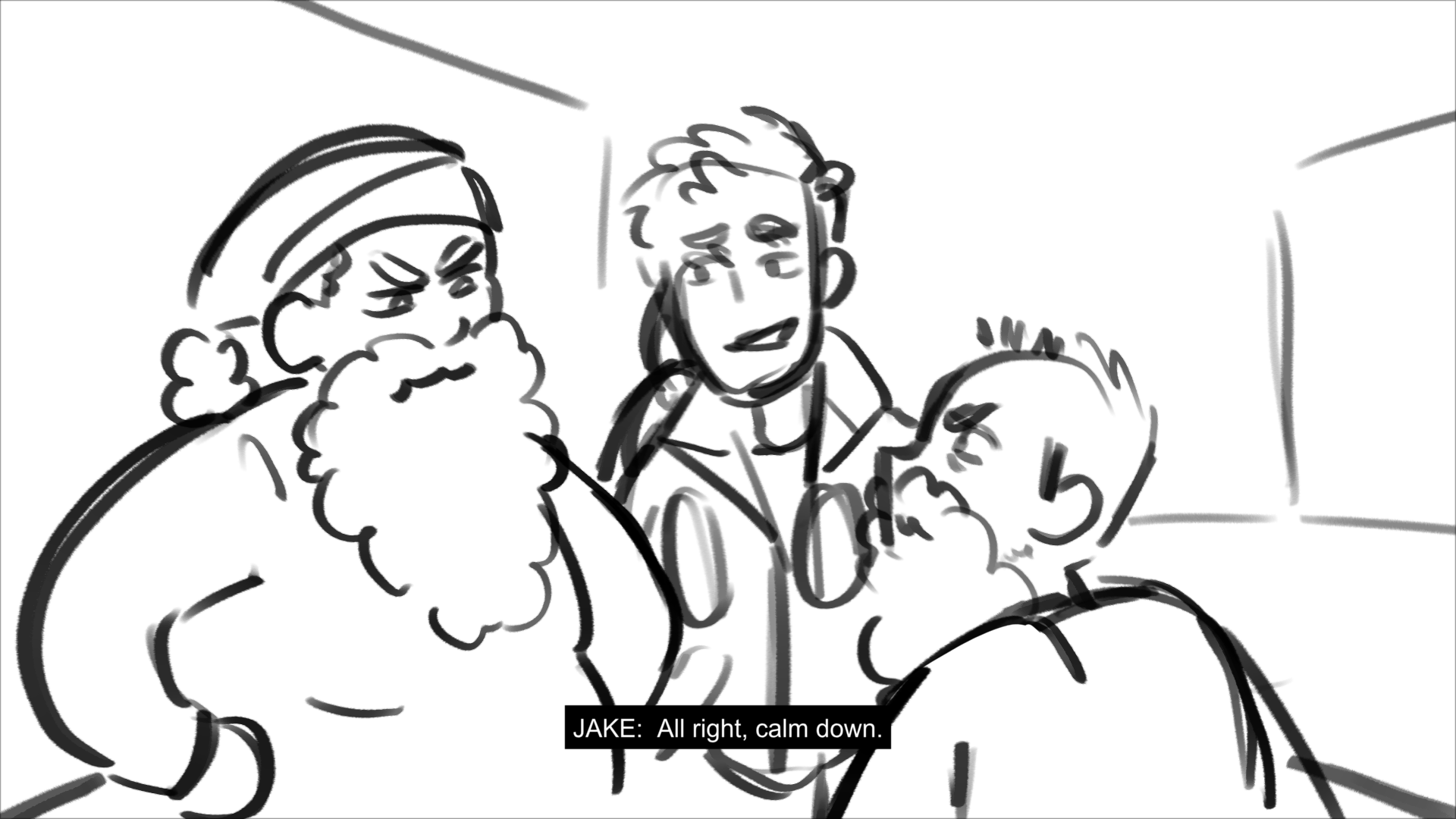 Based off of the cold open script from Brooklyn 99 Season 1 episode 11 "Christmas"