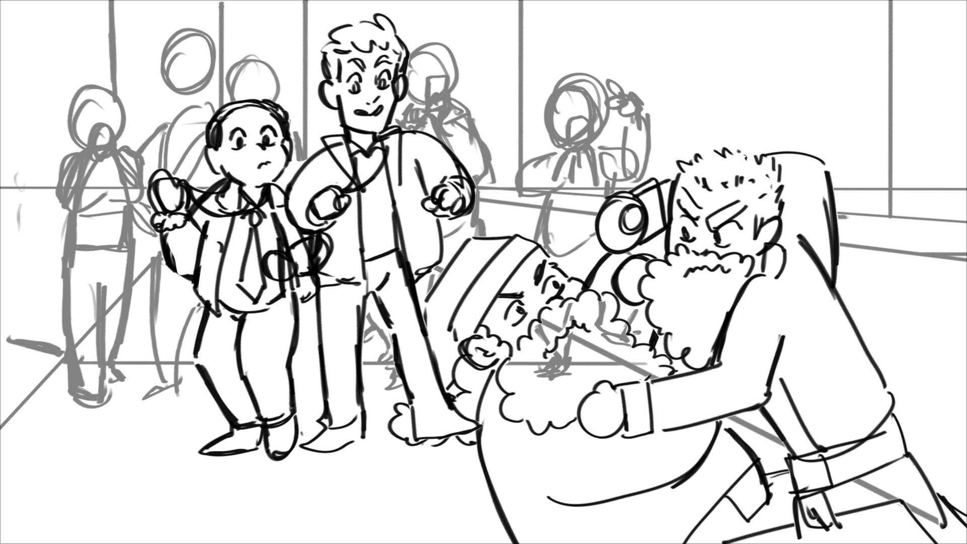 Based off of the cold open script from Brooklyn 99 Season 1 episode 11 "Christmas"