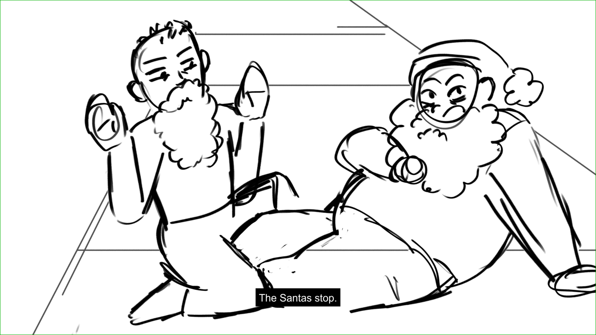 Based off of the cold open script from Brooklyn 99 Season 1 episode 11 "Christmas"