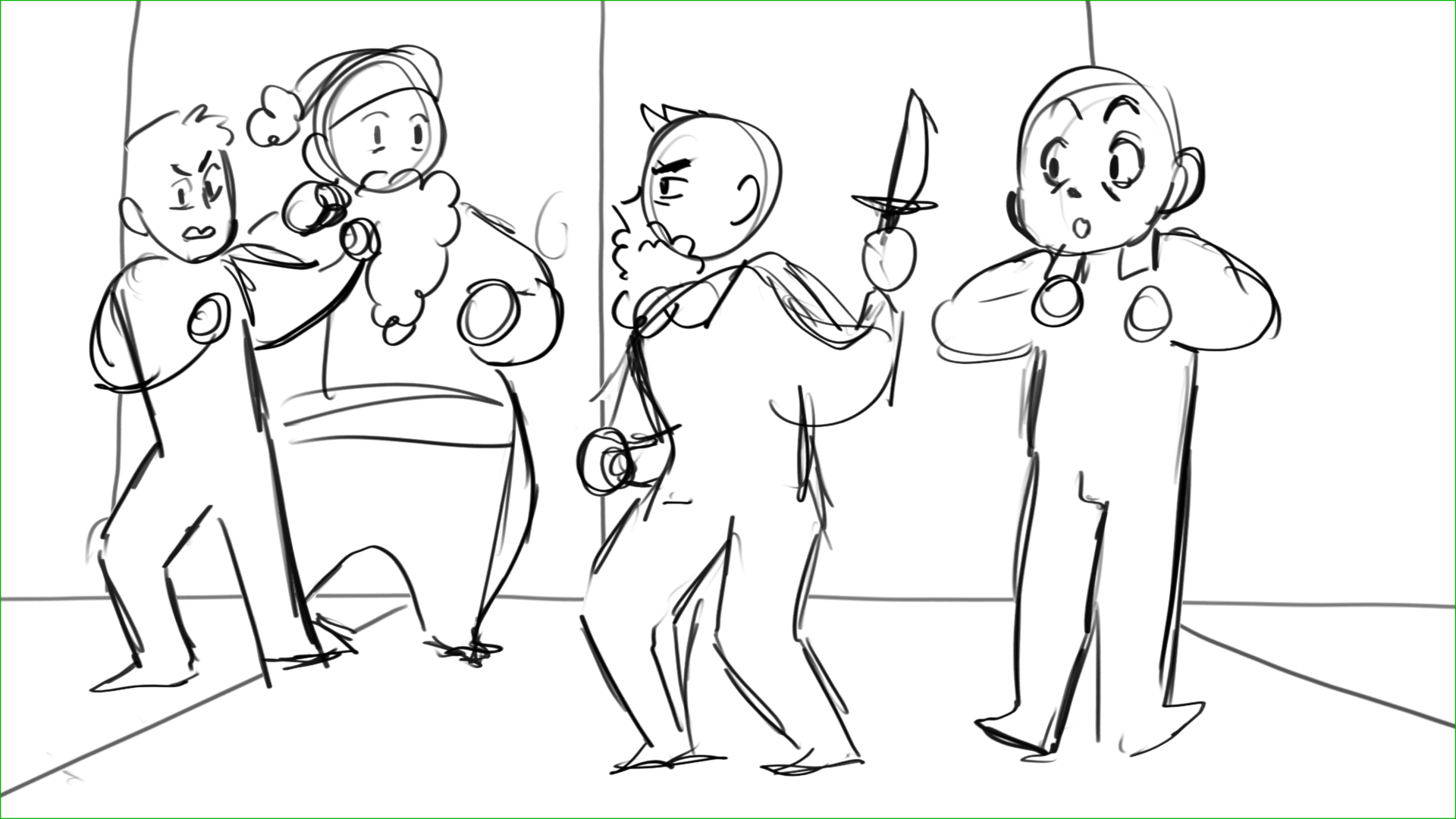 Based off of the cold open script from Brooklyn 99 Season 1 episode 11 "Christmas"